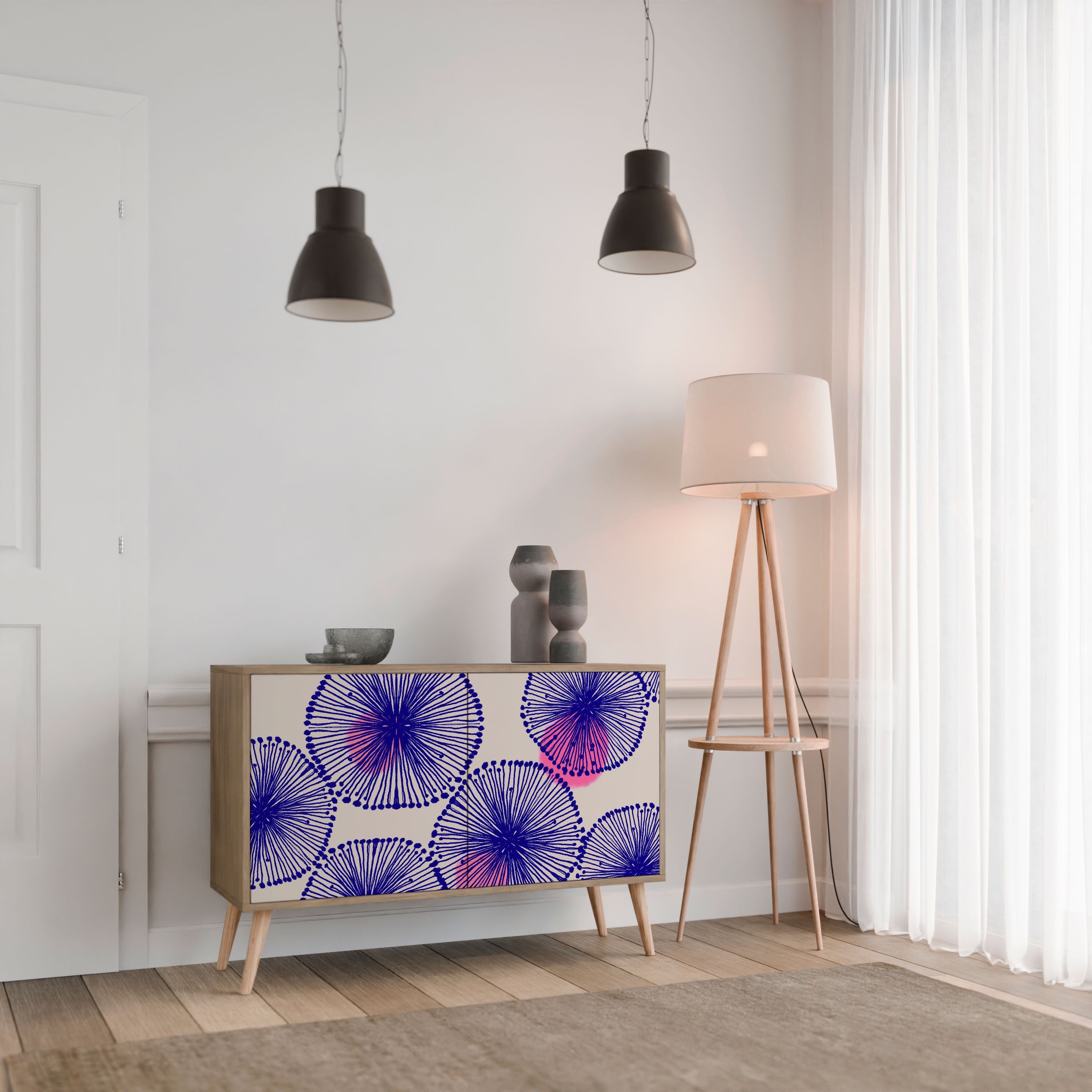 MAGIC NATURE 2-türiges Sideboard in Eichenoptik