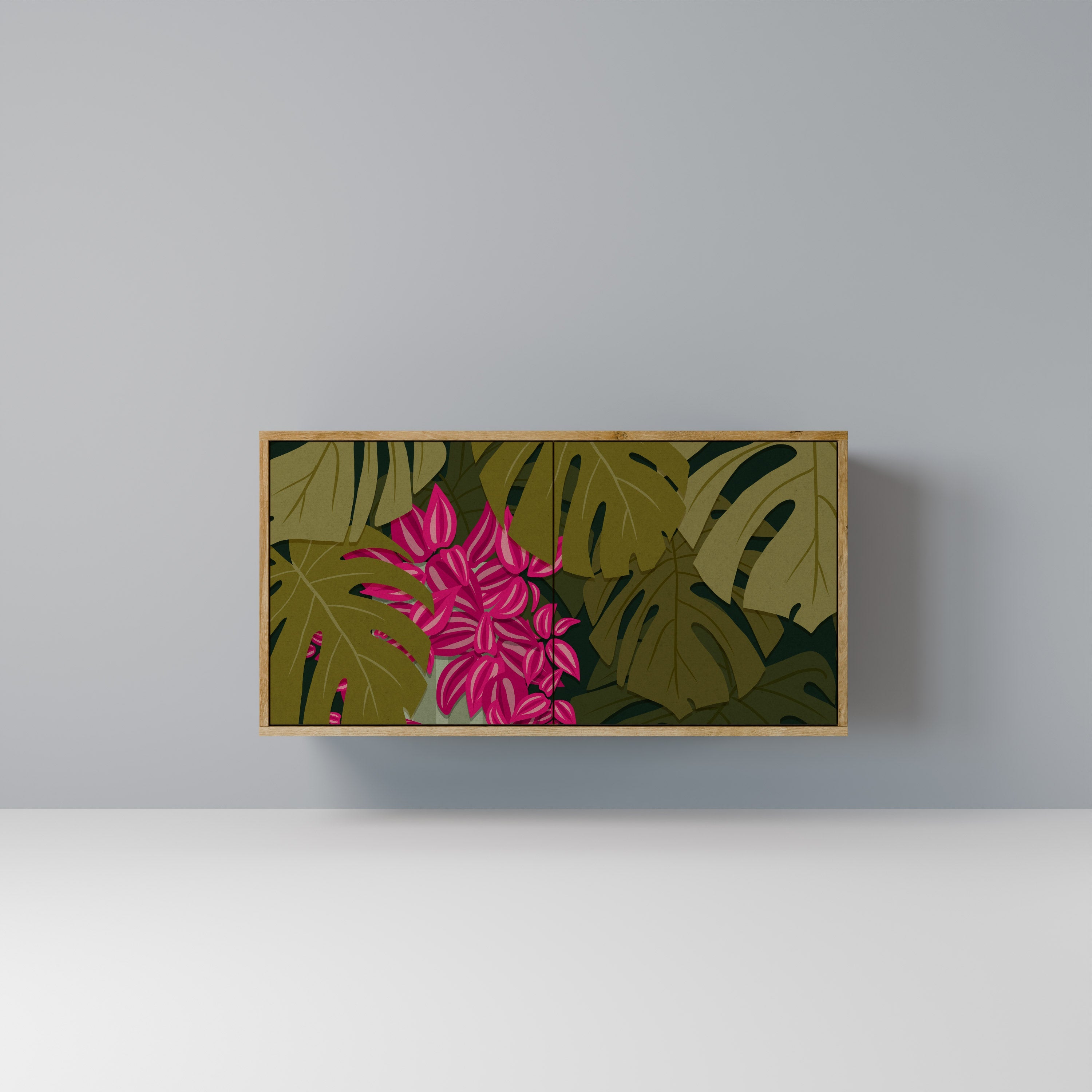 TROPICAL BEAUTY Sideboard mit 2 Türen in Eichenoptik