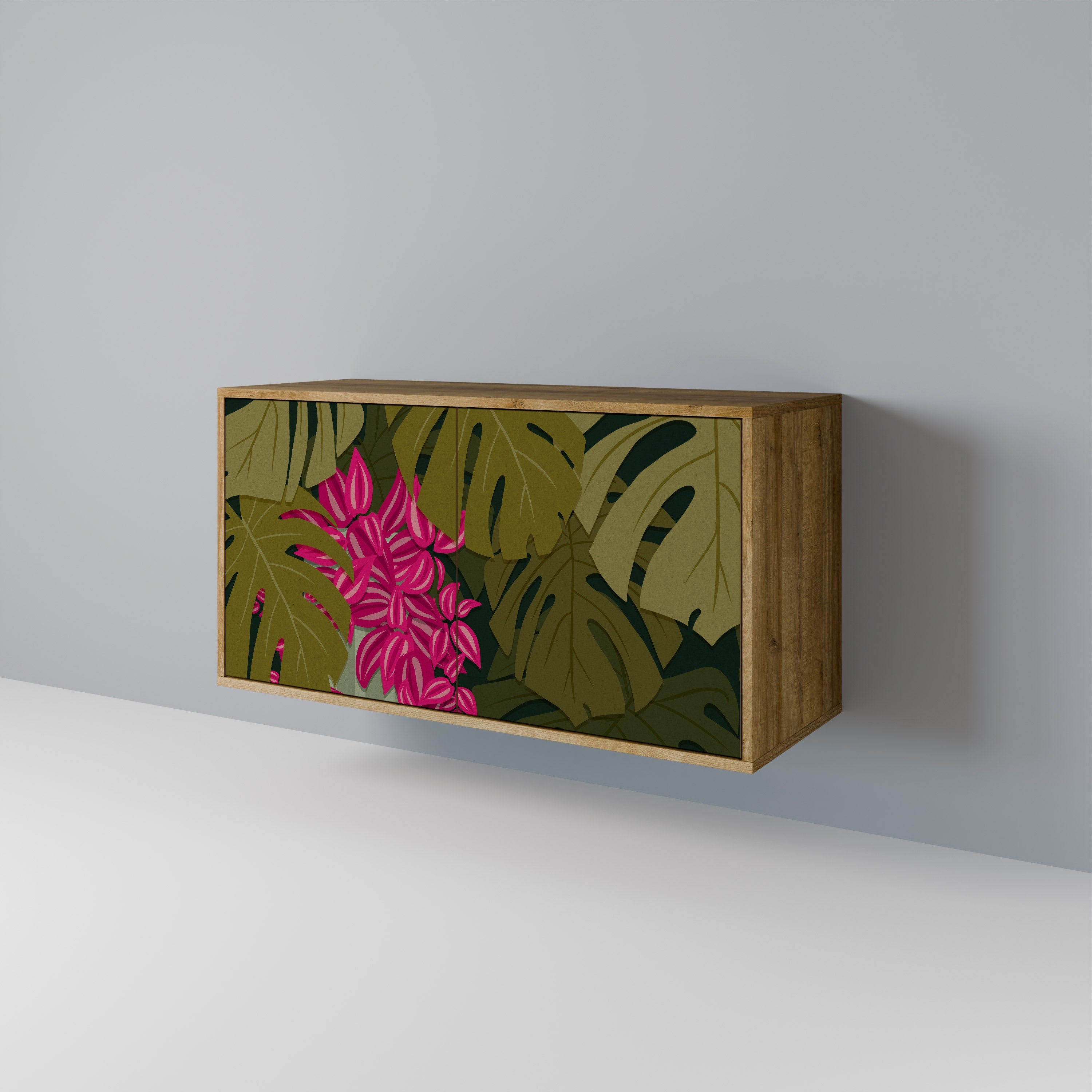 TROPICAL BEAUTY Sideboard mit 2 Türen in Eichenoptik