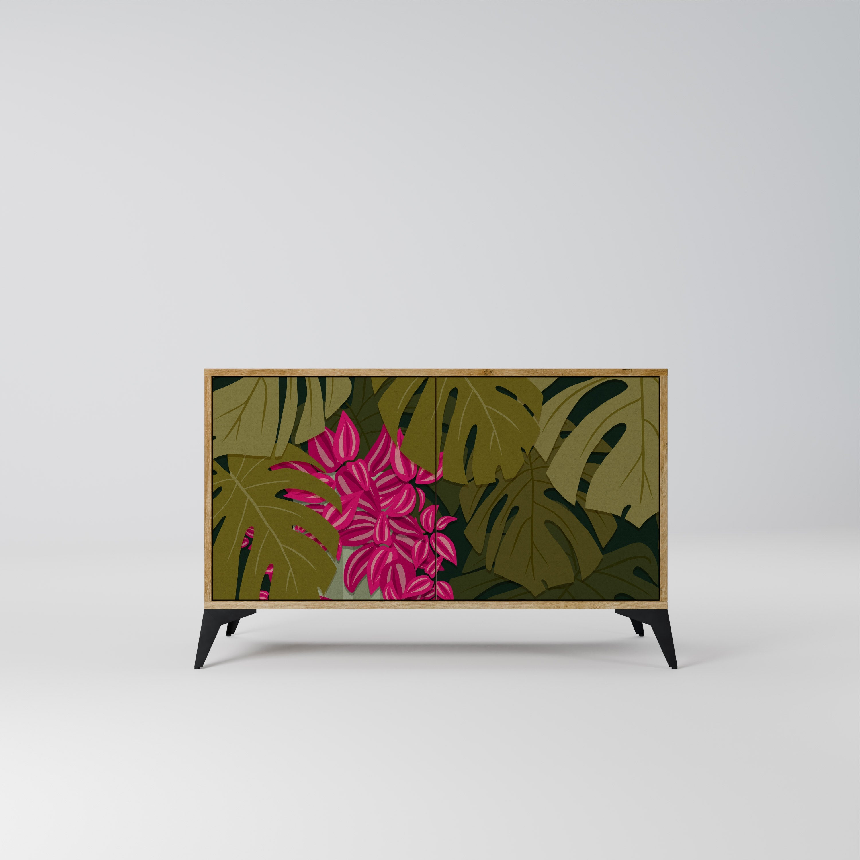 TROPICAL BEAUTY Sideboard mit 2 Türen in Eichenoptik