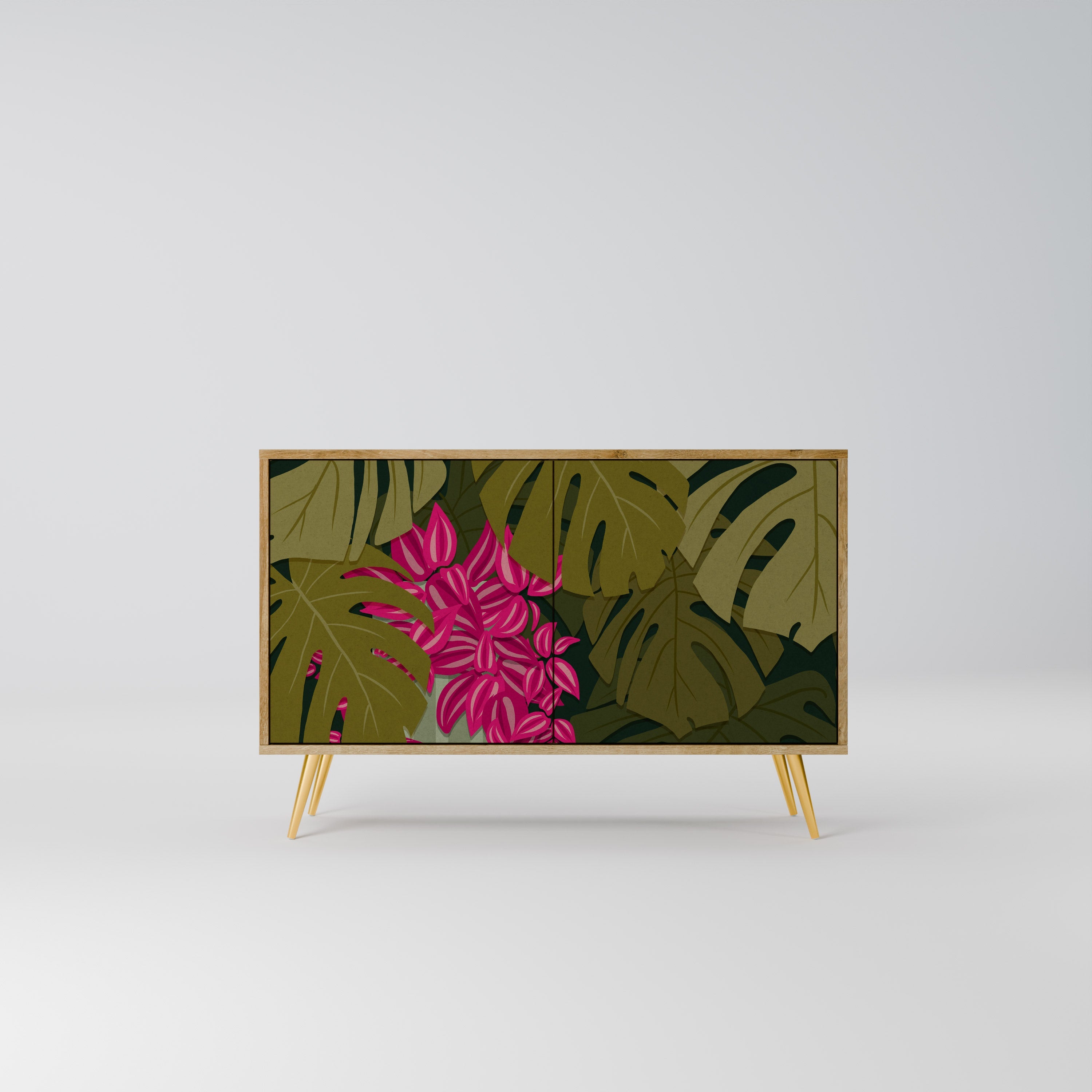 TROPICAL BEAUTY Sideboard mit 2 Türen in Eichenoptik