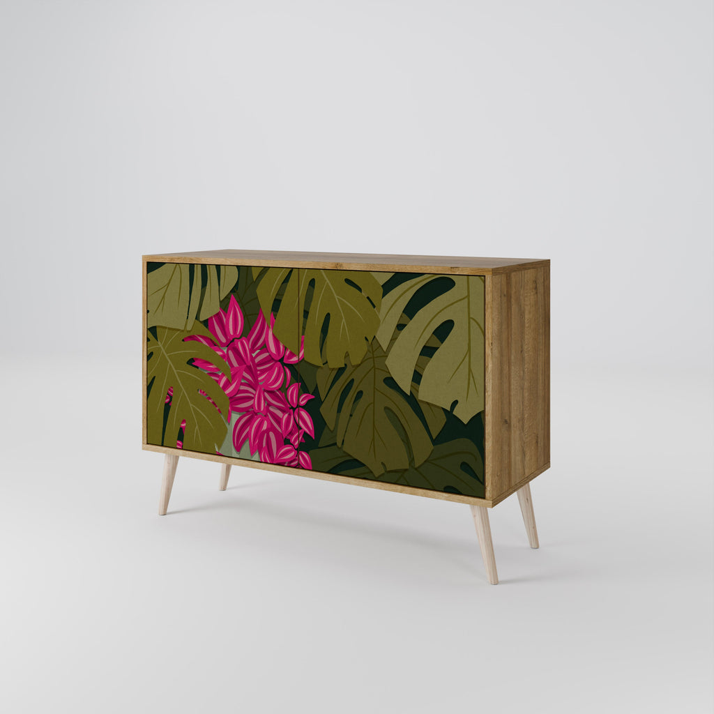 TROPICAL BEAUTY Sideboard mit 2 Türen in Eichenoptik