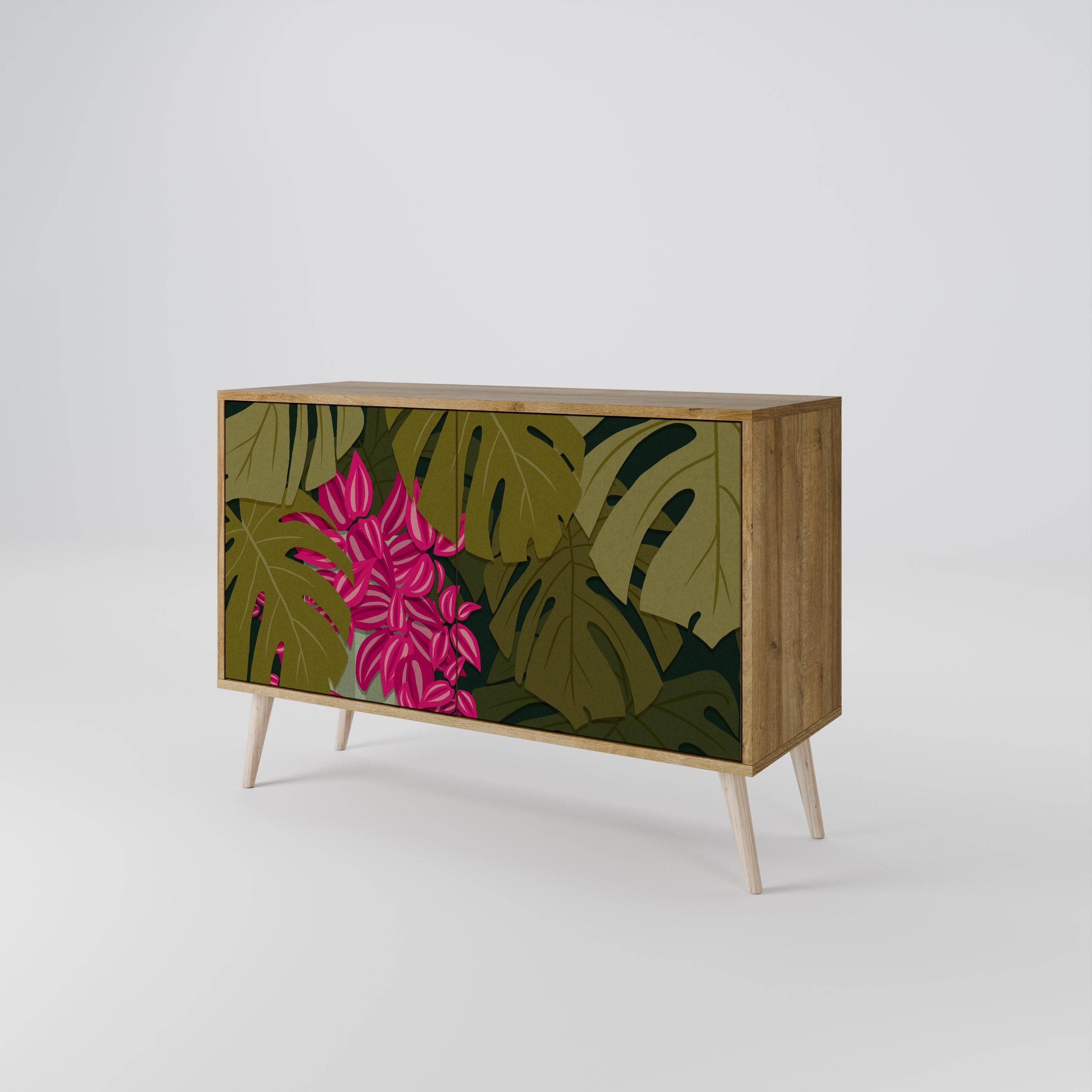 TROPICAL BEAUTY Sideboard mit 2 Türen in Eichenoptik