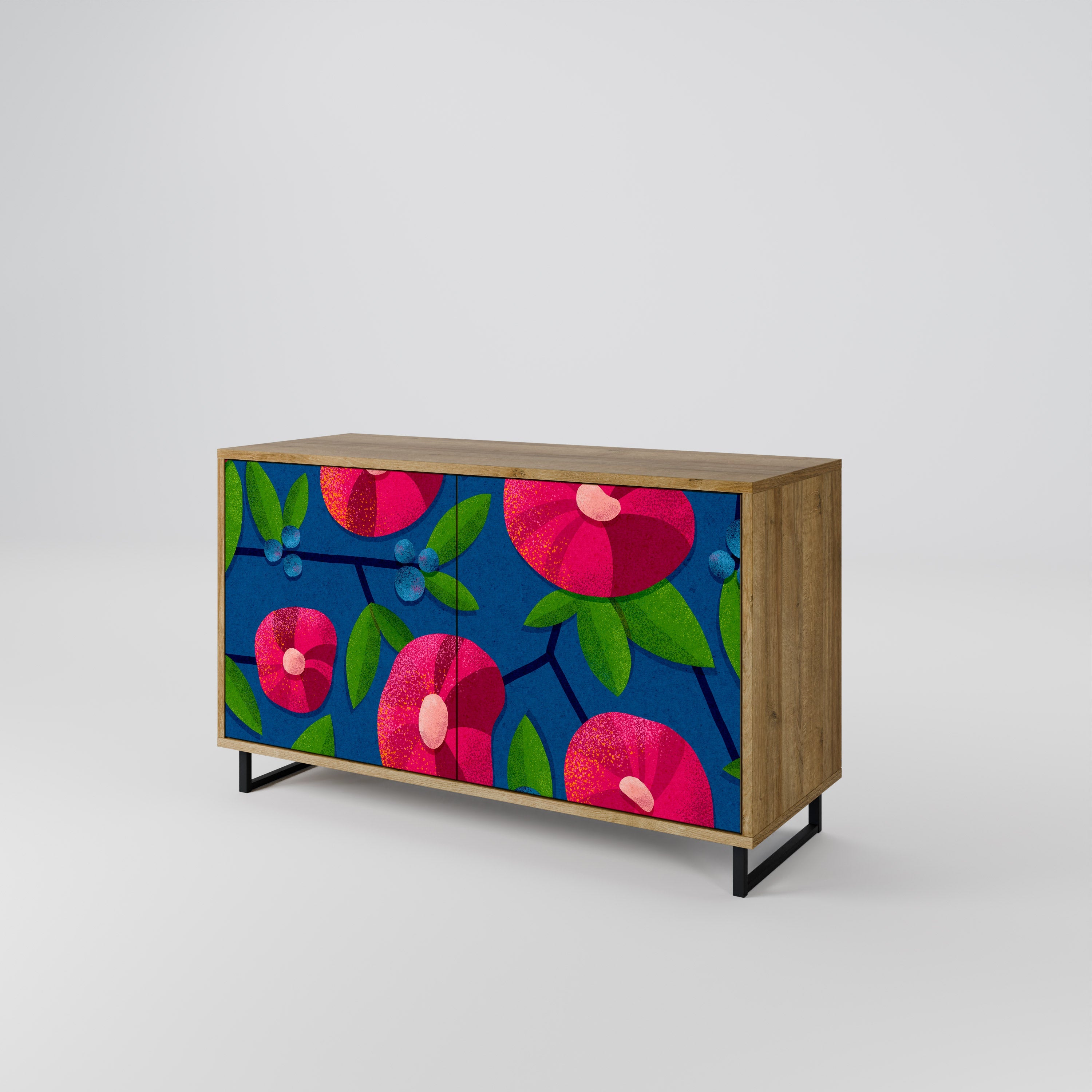 SPRING THOUGHTS Sideboard mit 2 Türen in Eichenoptik