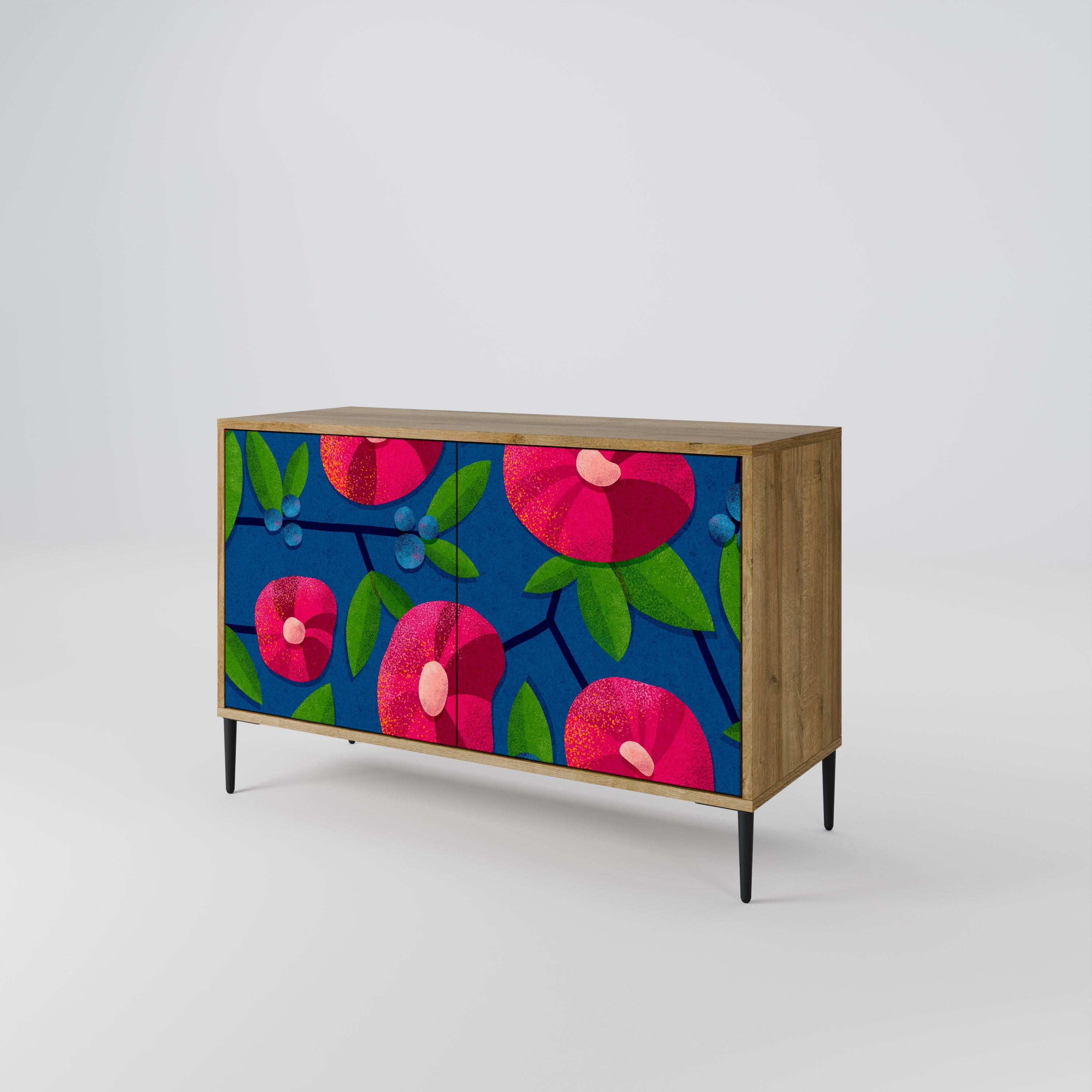 SPRING THOUGHTS Sideboard mit 2 Türen in Eichenoptik