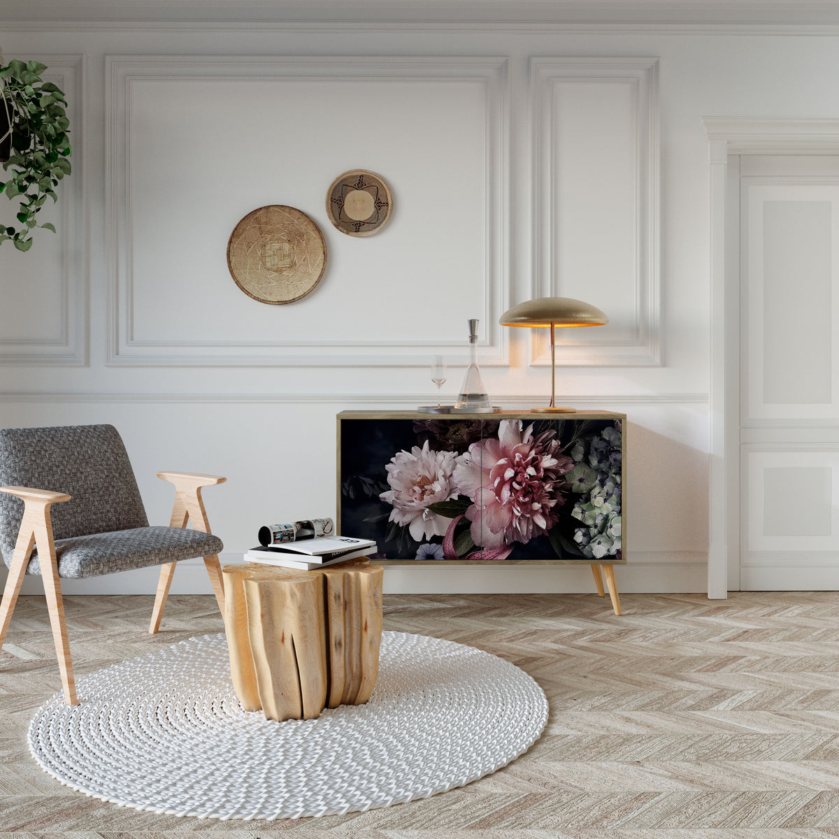 PURE BLOSSOM 2-türiges Sideboard