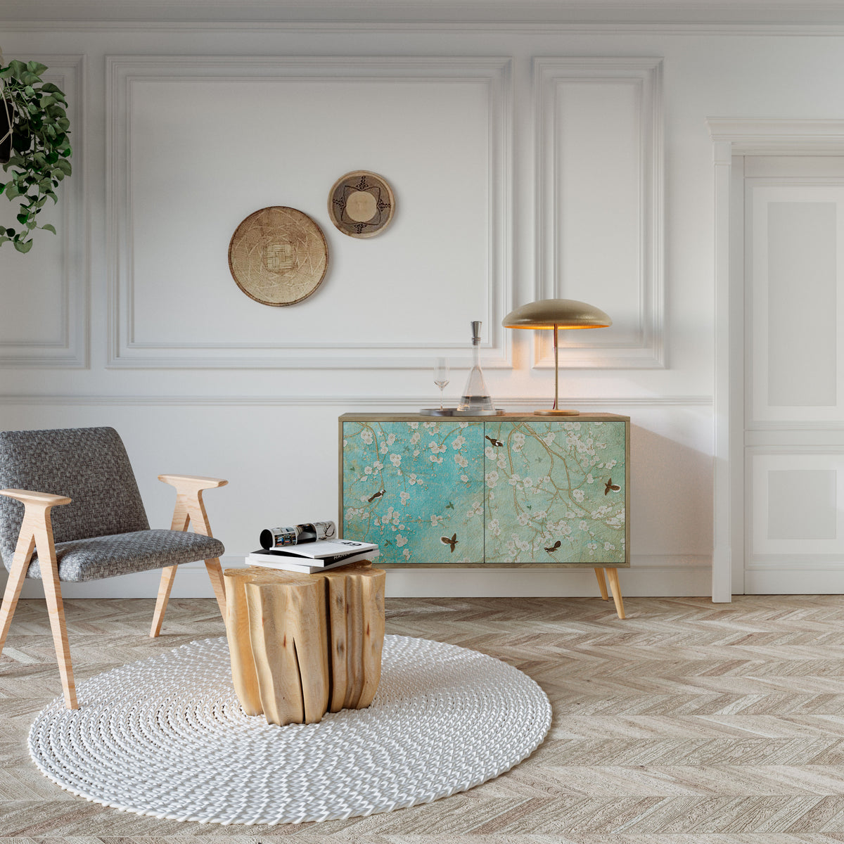 BLOOMING CHARM 2-türiges Sideboard