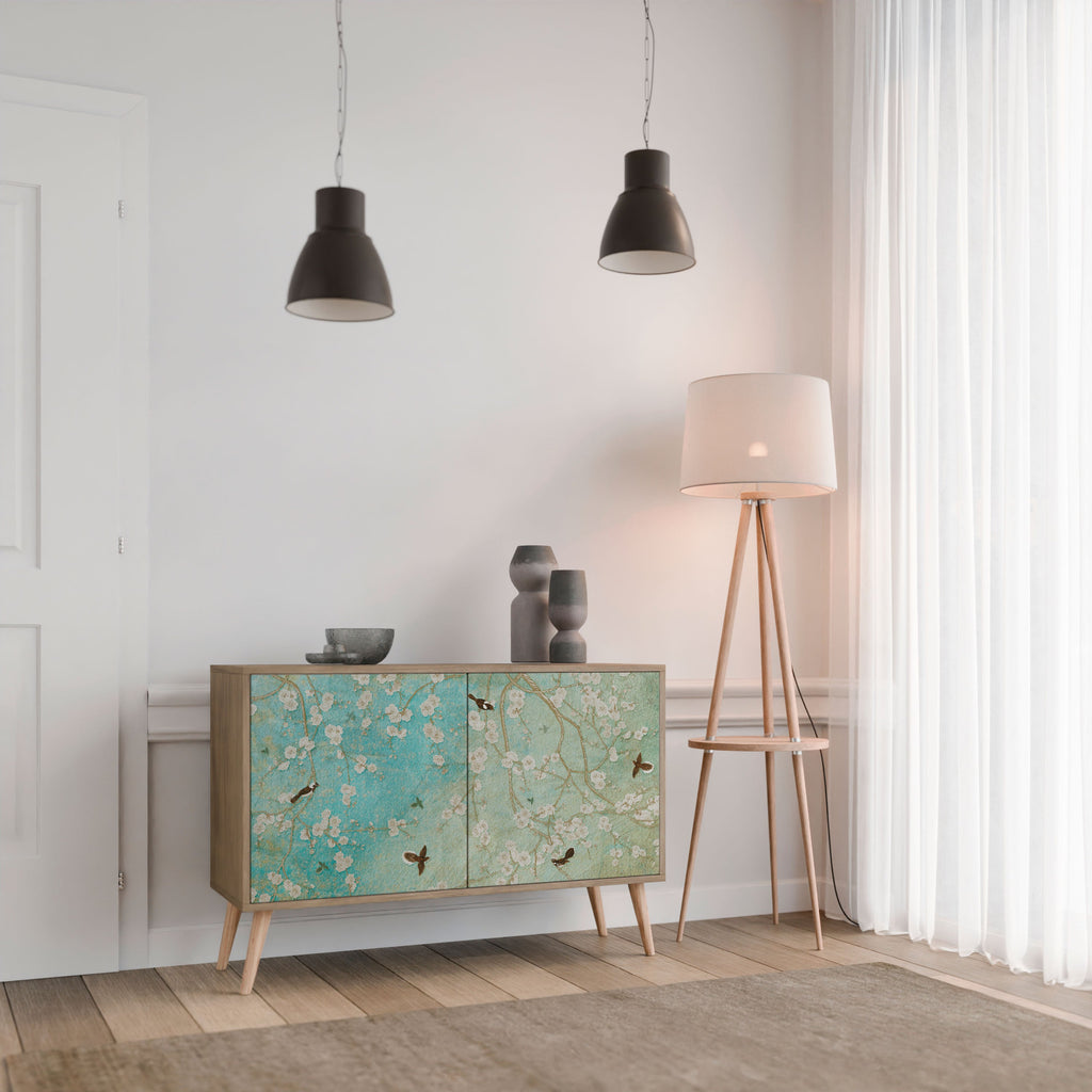 BLOOMING CHARM Sideboard mit 2 Türen in Eichenoptik