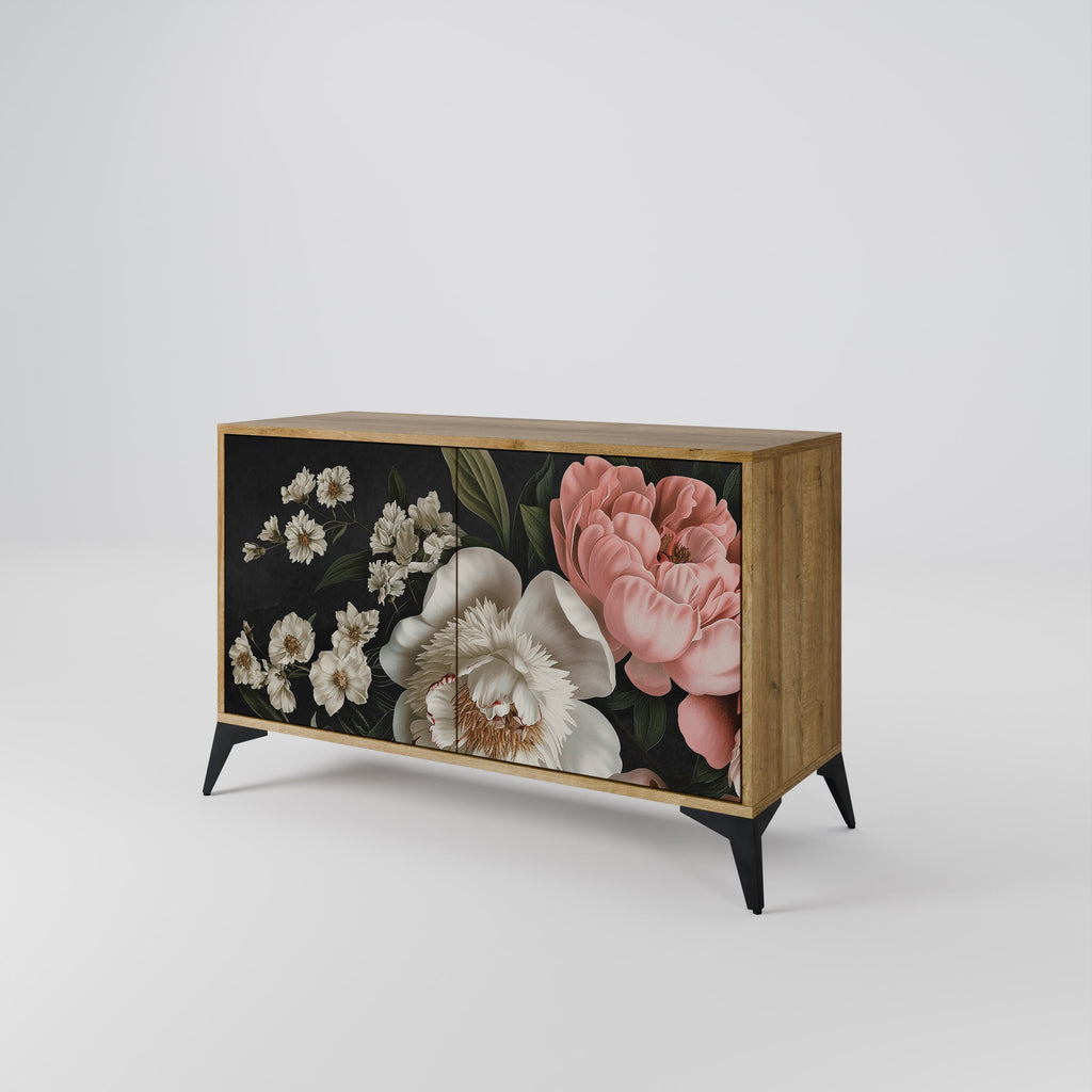 LUSH ELEGANCE Sideboard mit 2 Türen in Eichenoptik