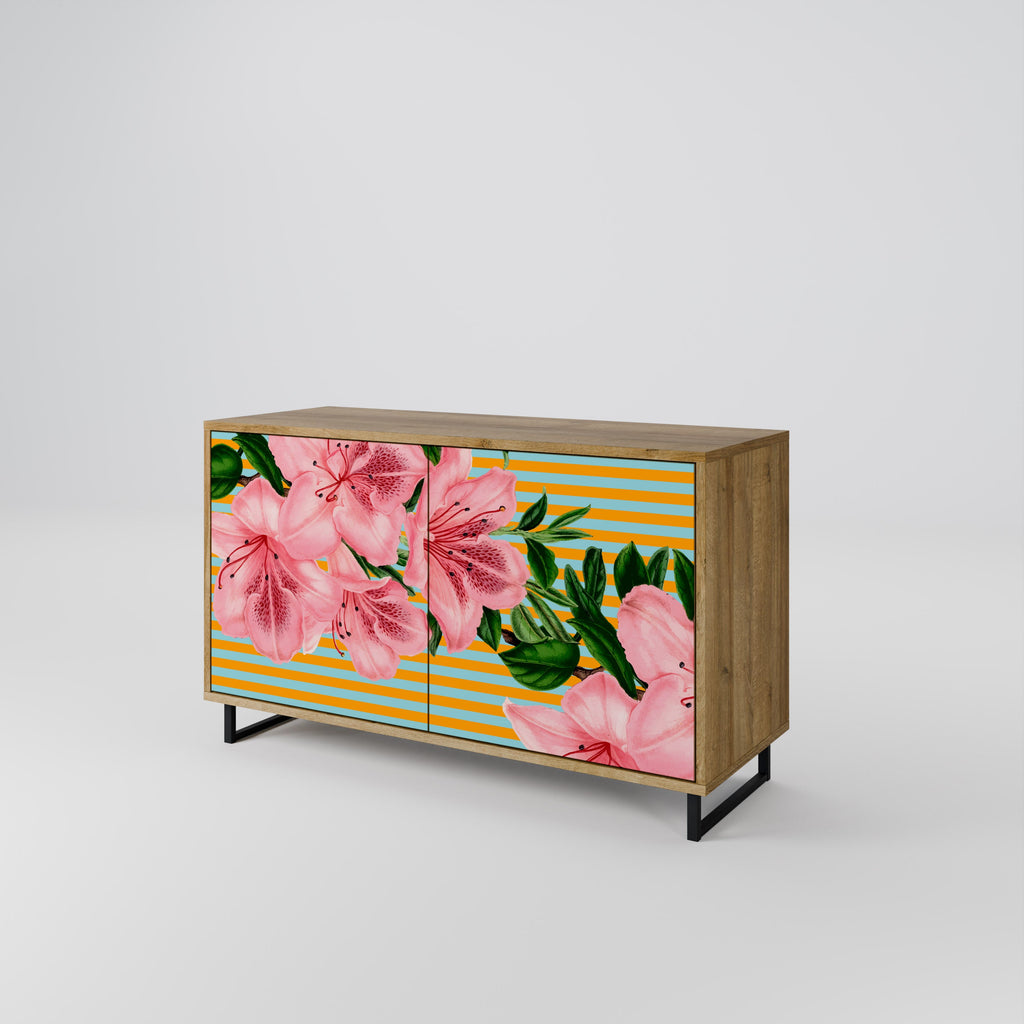 FRAGILE BEAUTY Sideboard mit 2 Türen in Eichenoptik