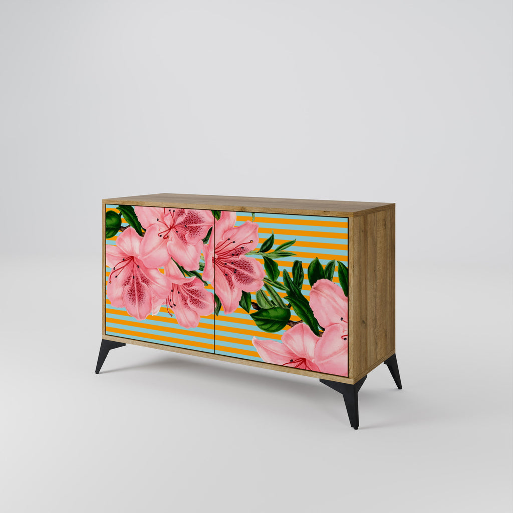FRAGILE BEAUTY Sideboard mit 2 Türen in Eichenoptik
