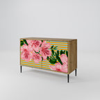 FRAGILE BEAUTY 2-Door Sideboard in Oak Effect