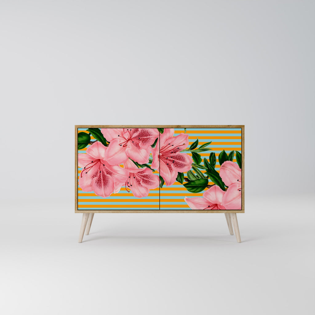 FRAGILE BEAUTY Sideboard mit 2 Türen in Eichenoptik