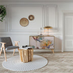 SOFTEN POPPY 2-Door Sideboard in Oak Effect