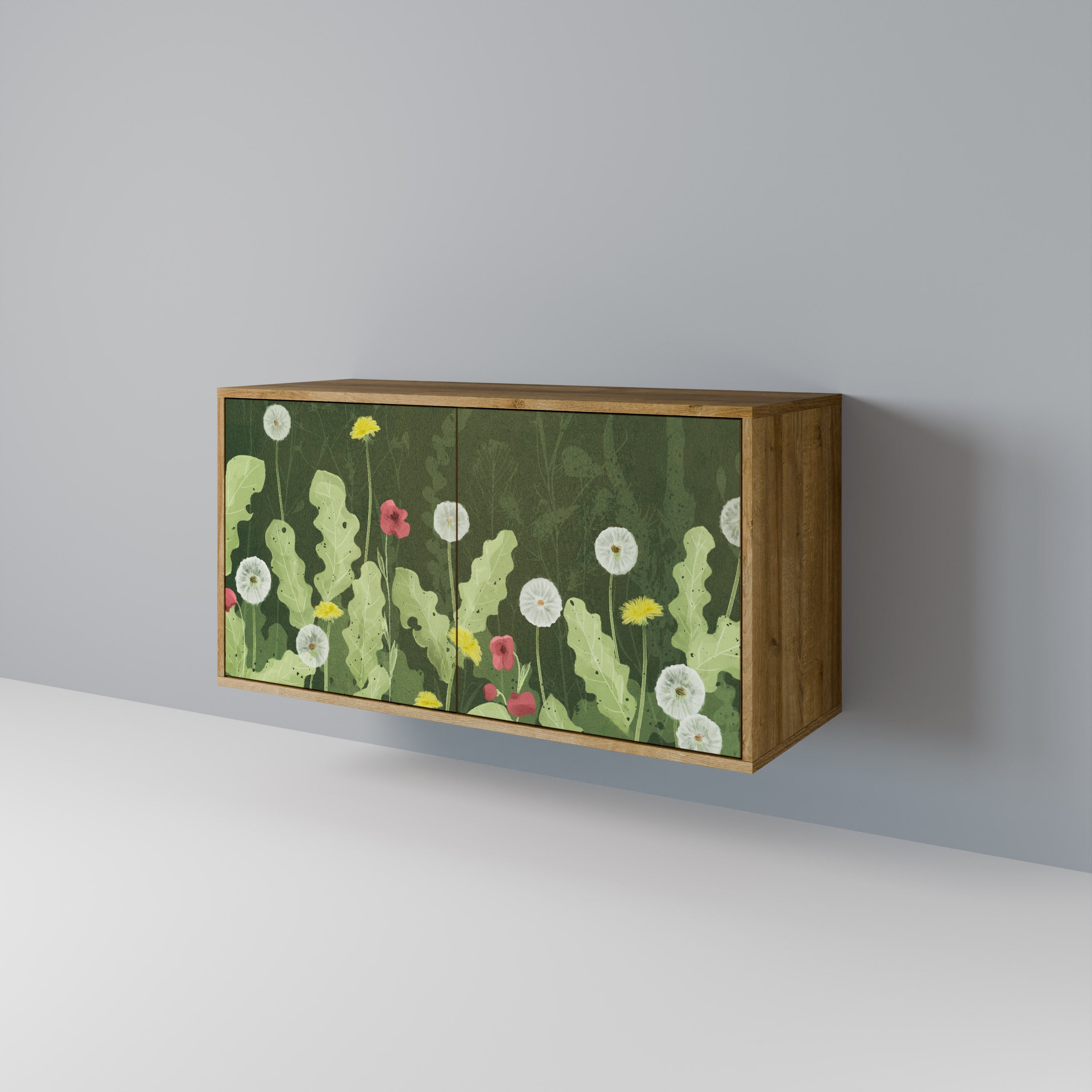DANDELION AMUSE Sideboard mit 2 Türen in Eichenoptik