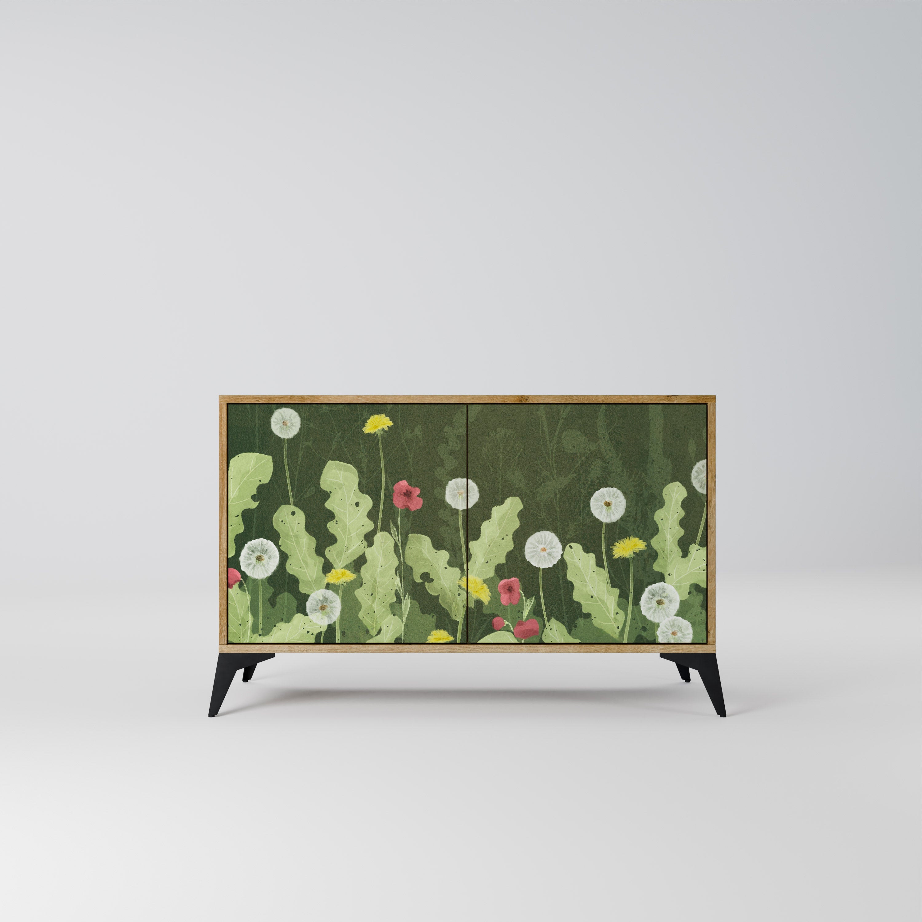 DANDELION AMUSE Sideboard mit 2 Türen in Eichenoptik