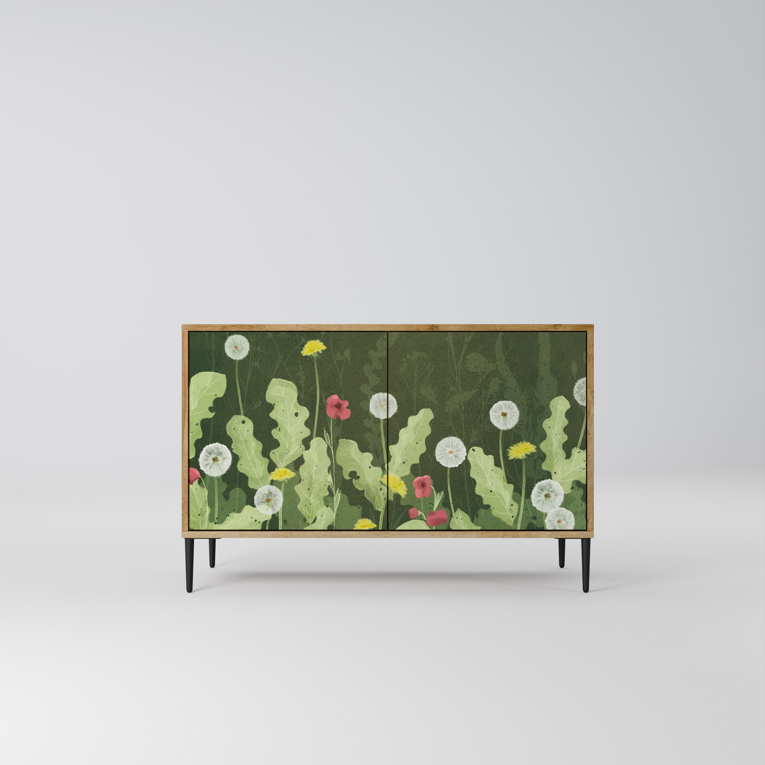 DANDELION AMUSE Sideboard mit 2 Türen in Eichenoptik