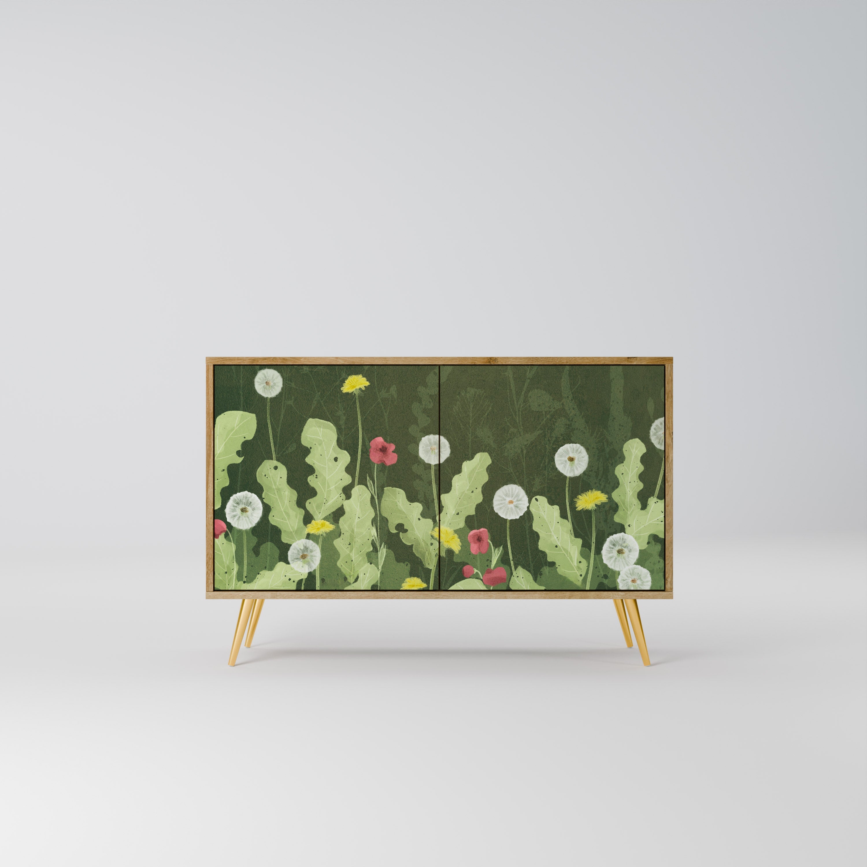 DANDELION AMUSE Sideboard mit 2 Türen in Eichenoptik