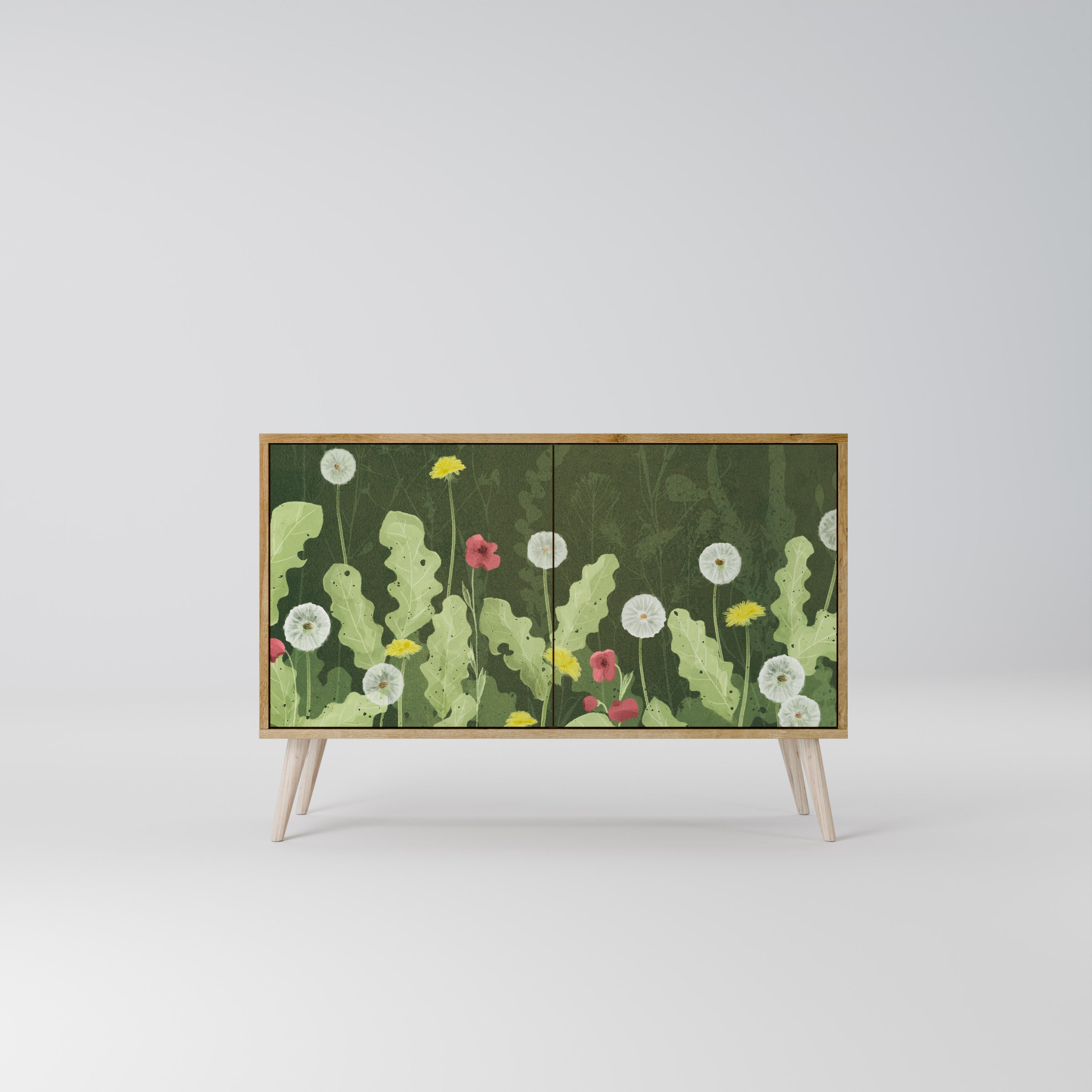DANDELION AMUSE Sideboard mit 2 Türen in Eichenoptik