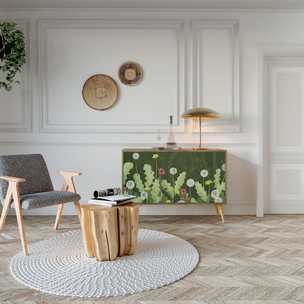 DANDELION AMUSE Sideboard mit 2 Türen in Eichenoptik