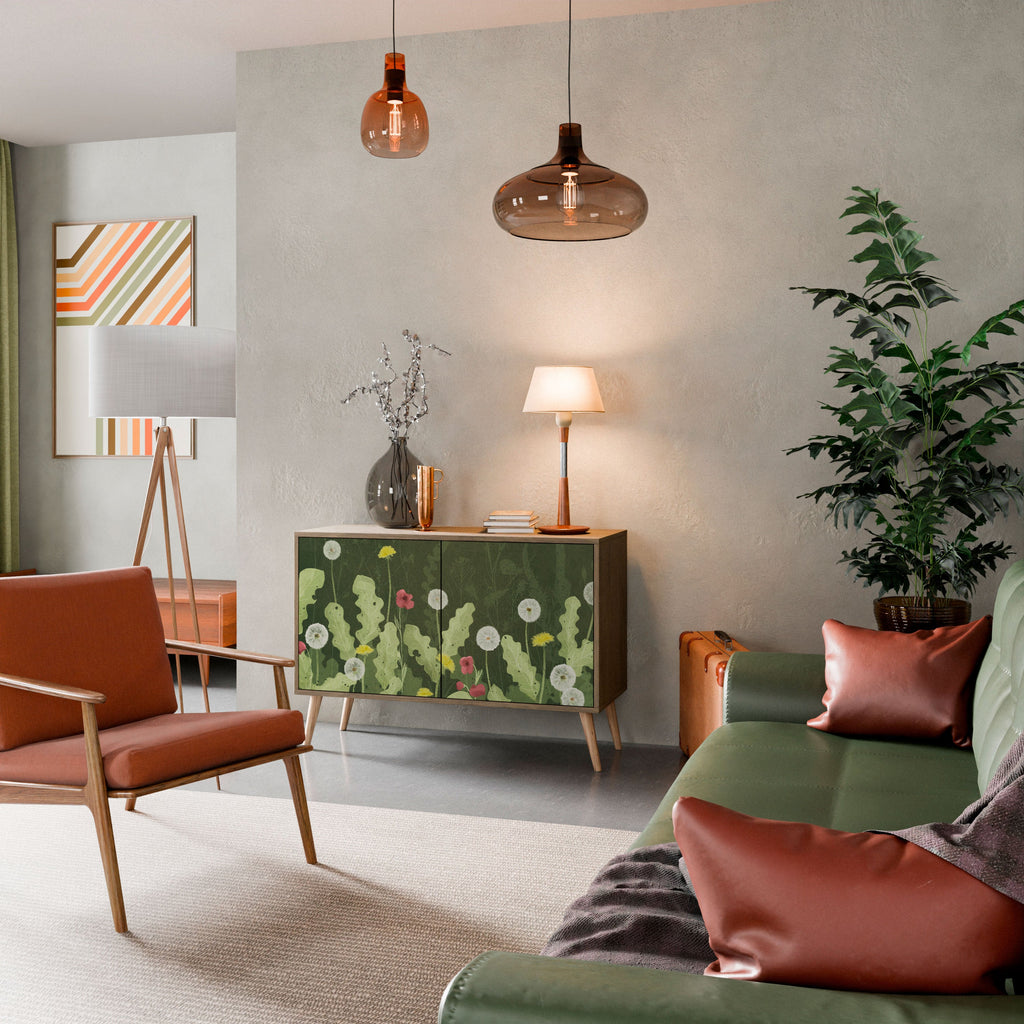 DANDELION AMUSE Sideboard mit 2 Türen in Eichenoptik