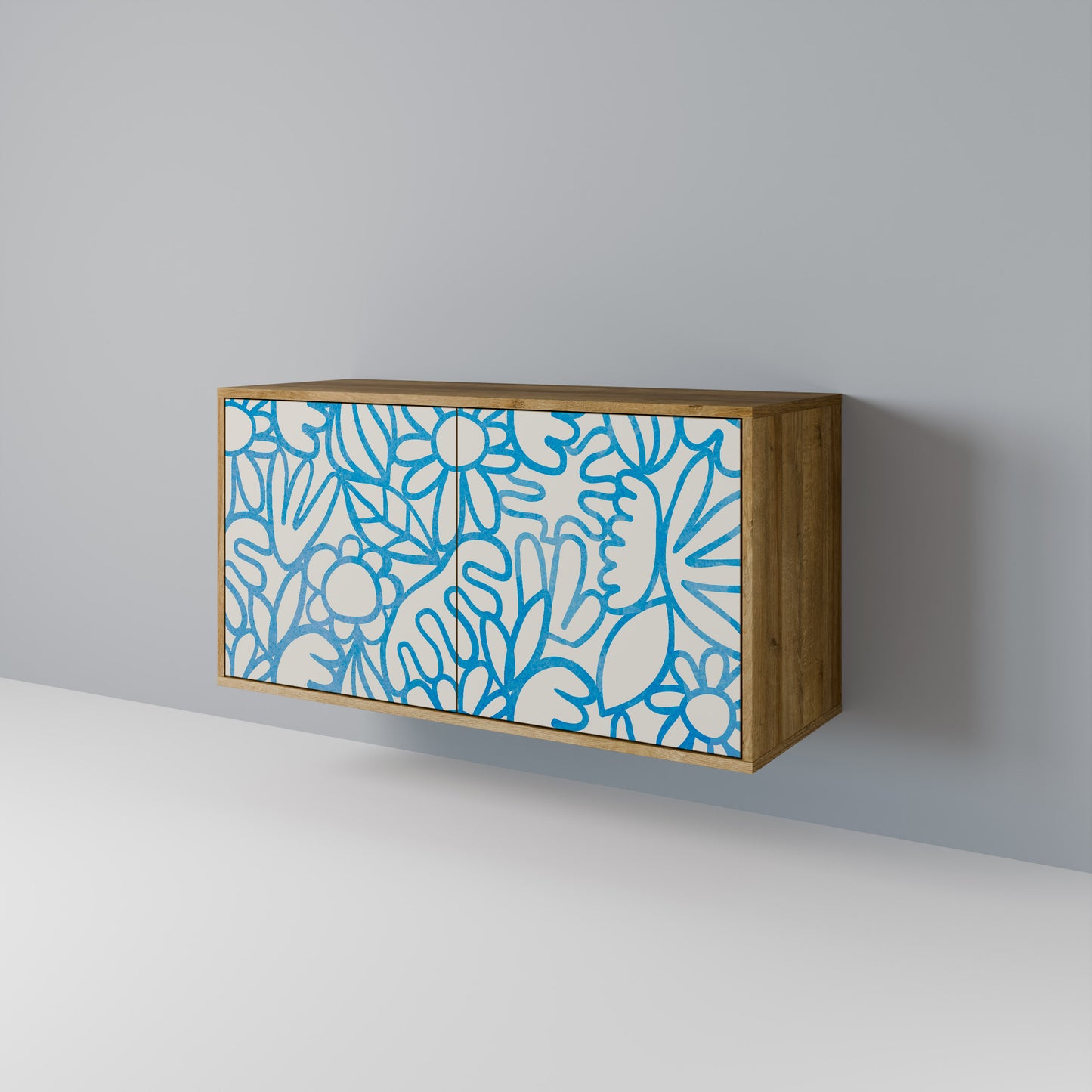 BLOOMY MORNING 2-türiges Sideboard