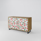 FLOWERS AND STRAWBERRIES 2-Door Sideboard in Oak Effect