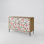 FLOWERS AND STRAWBERRIES 2-Door Sideboard in Oak Effect