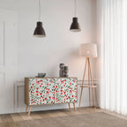 FLOWERS AND STRAWBERRIES 2-Door Sideboard in Oak Effect