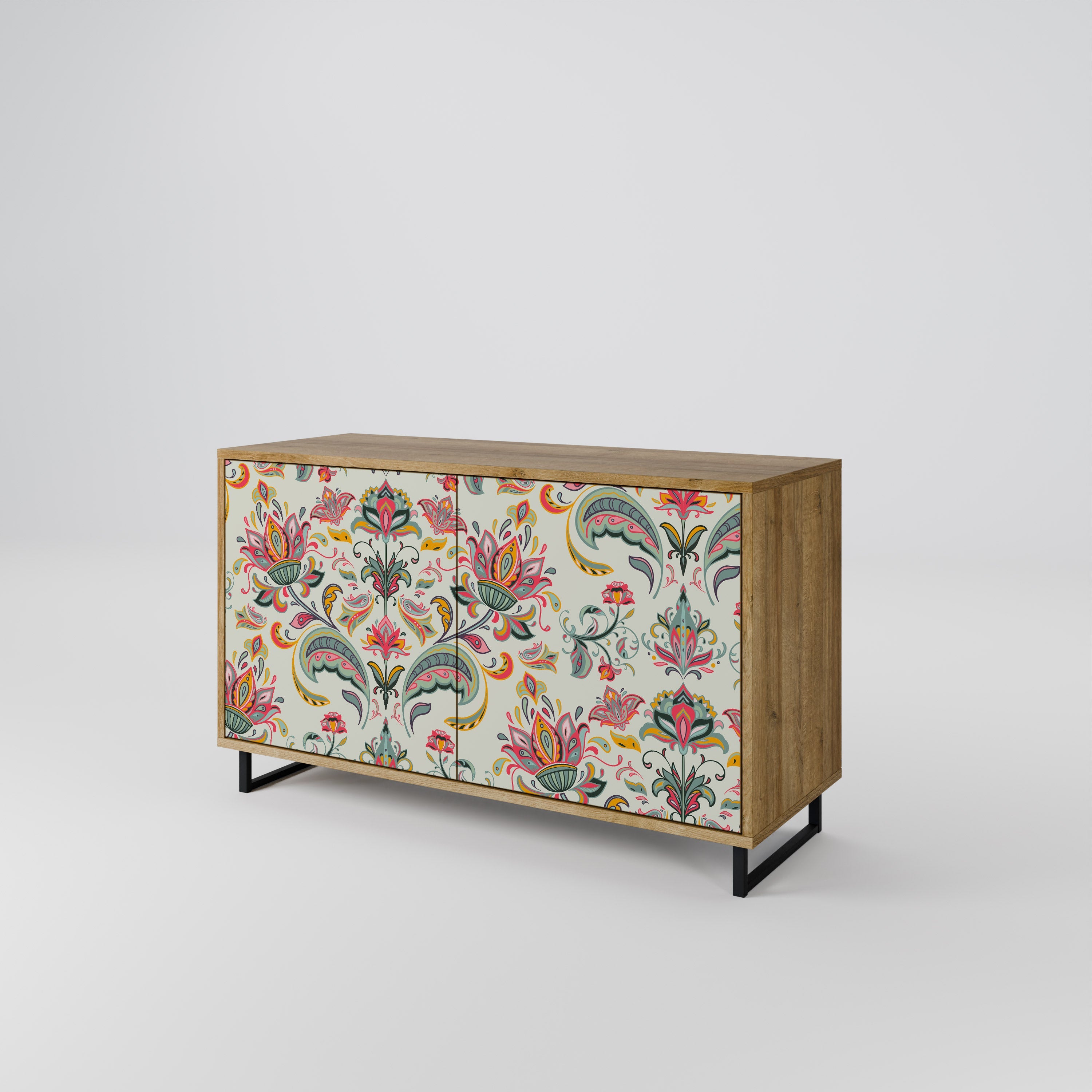 ORGANIC FOLKLORE 2-türiges Sideboard in Eichenoptik