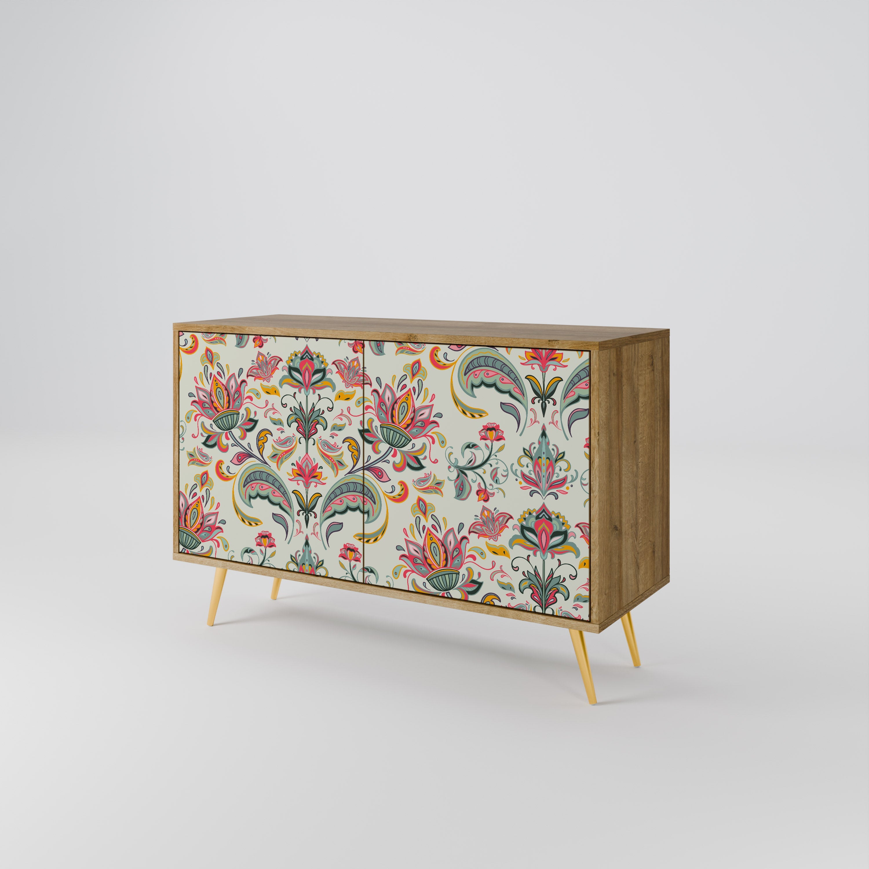 ORGANIC FOLKLORE 2-türiges Sideboard in Eichenoptik