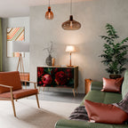 DAHLIAS AND POMEGRANATES 2-Door Sideboard in Oak Effect