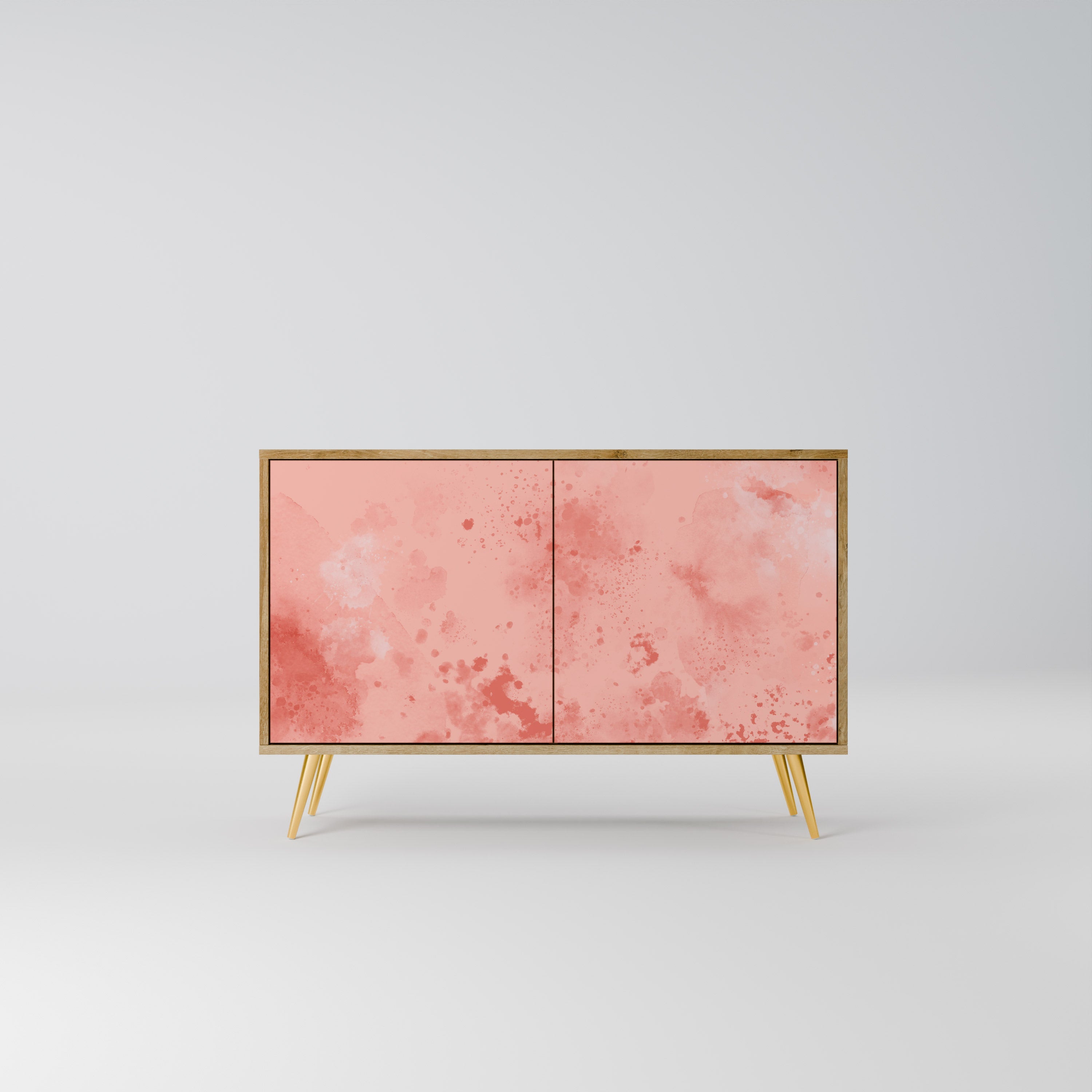 CRANE DANCE Sideboard mit 2 Türen in Eichenoptik