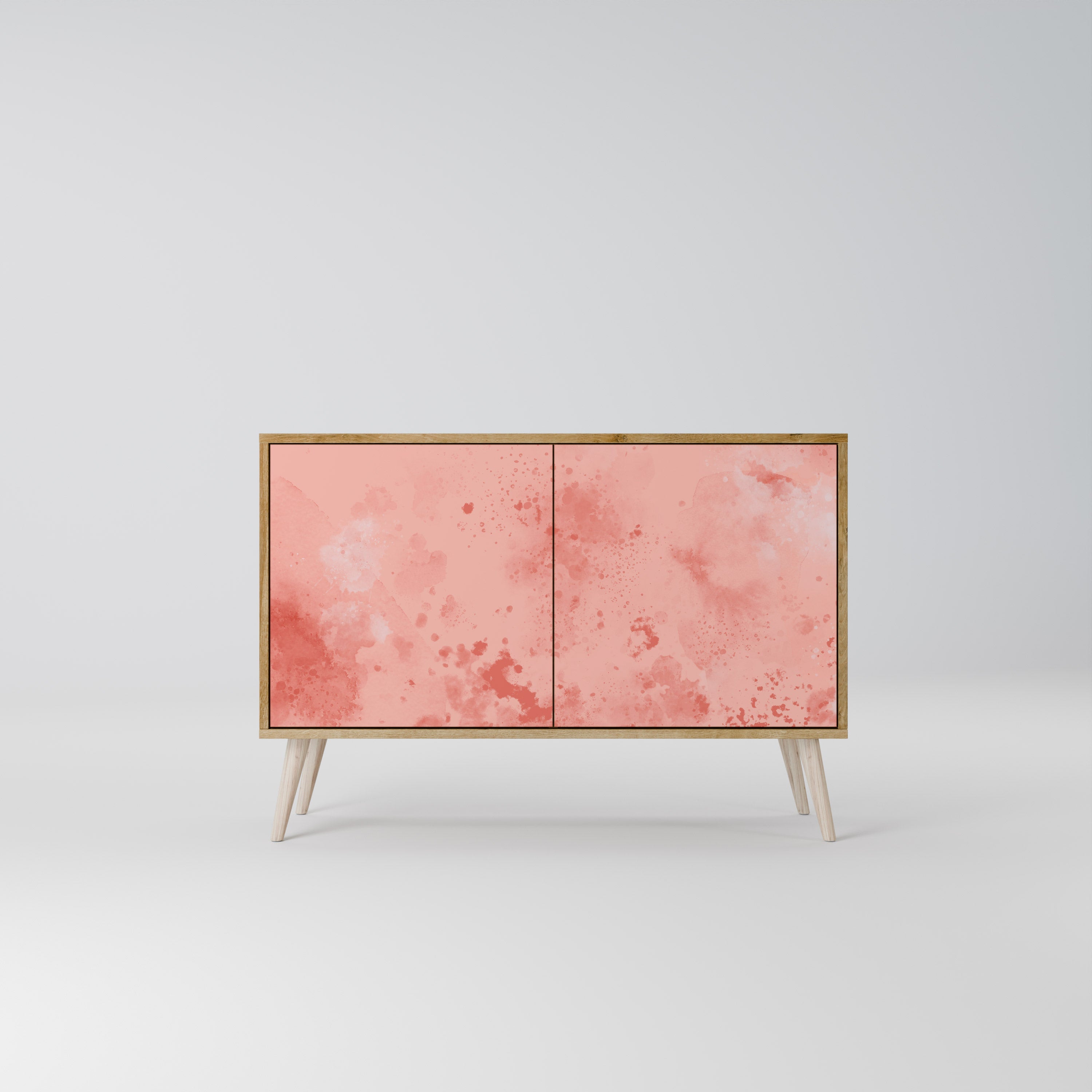 CRANE DANCE Sideboard mit 2 Türen in Eichenoptik