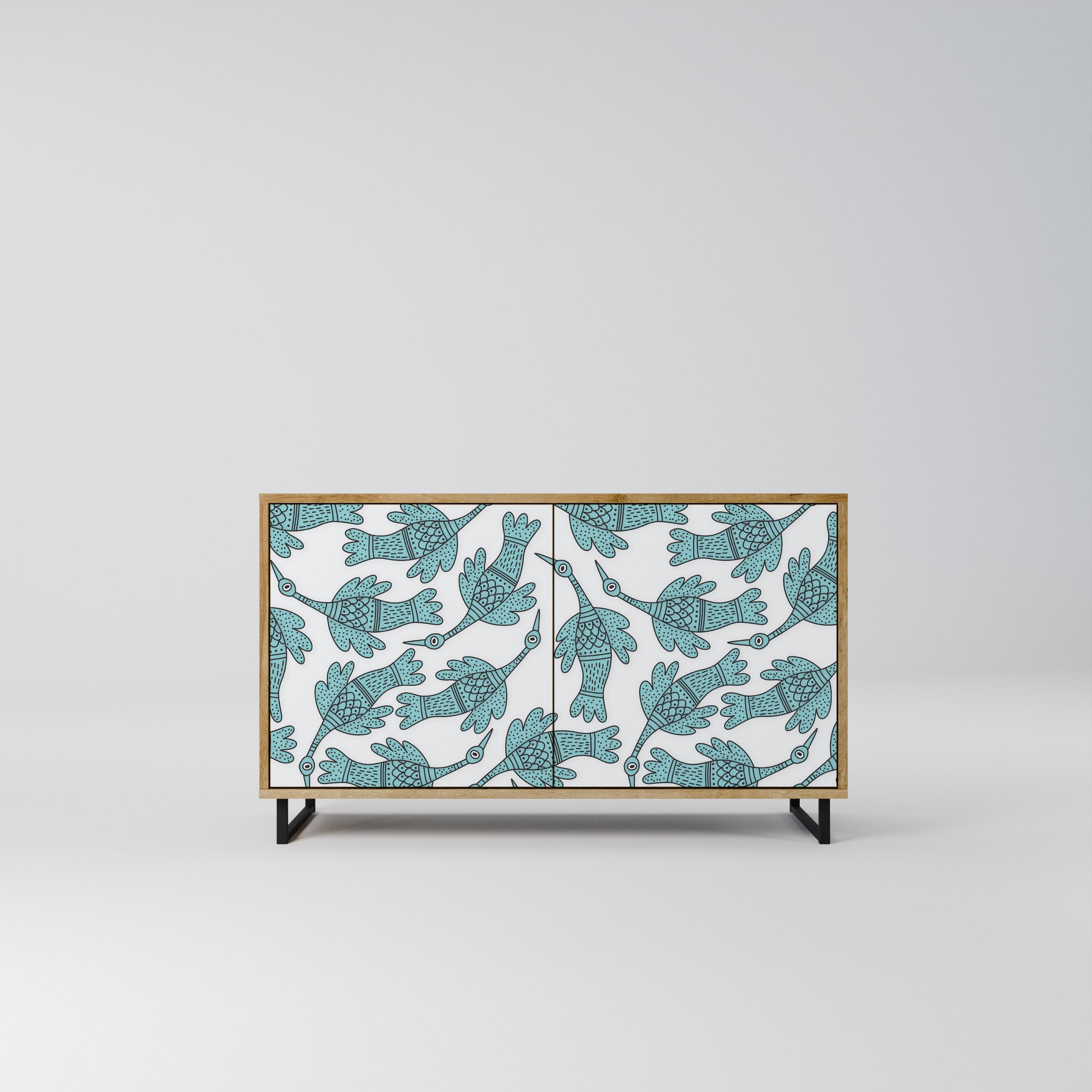 WATERSPOUT SONGIBIRD Sideboard mit 2 Türen in Eichenoptik