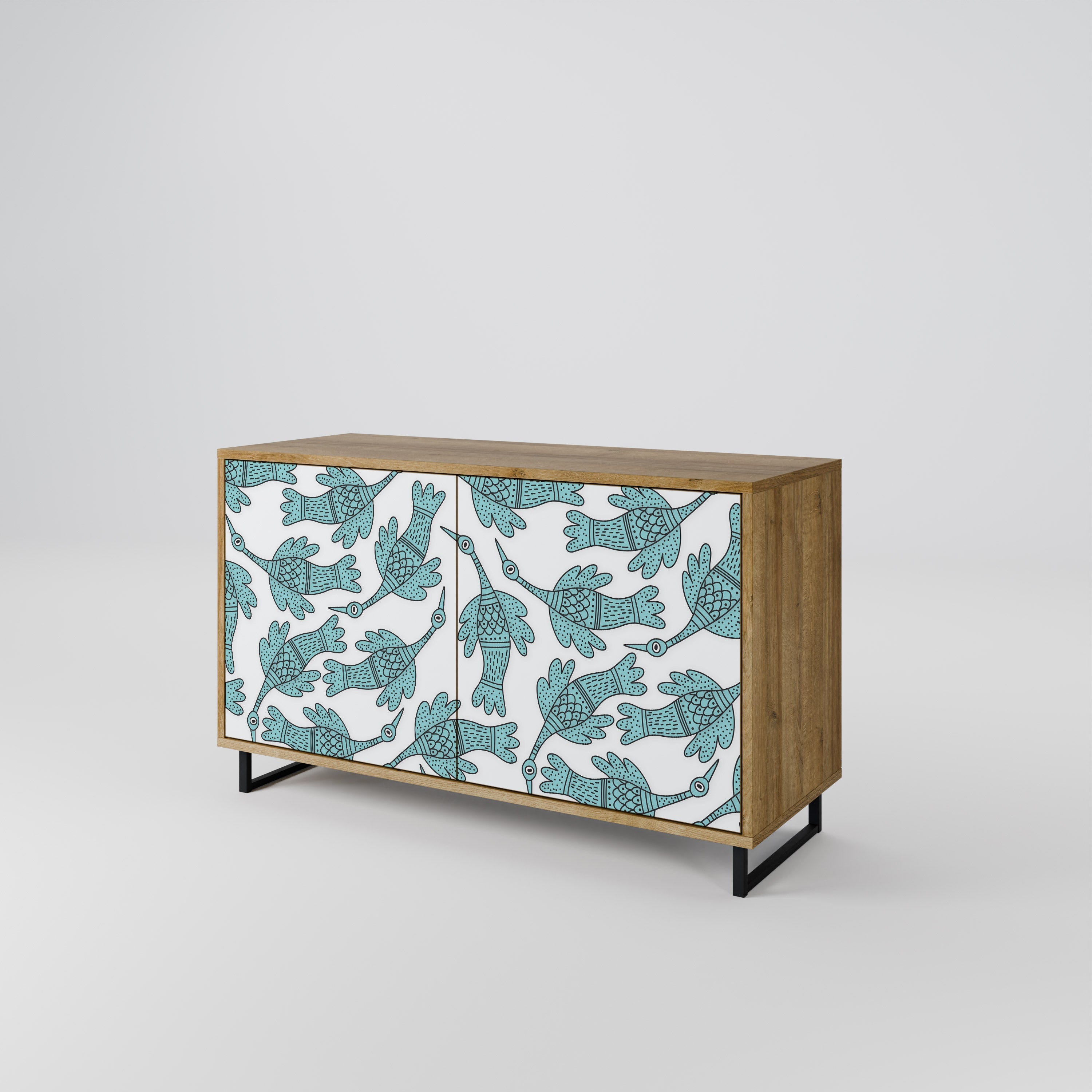 WATERSPOUT SONGIBIRD Sideboard mit 2 Türen in Eichenoptik