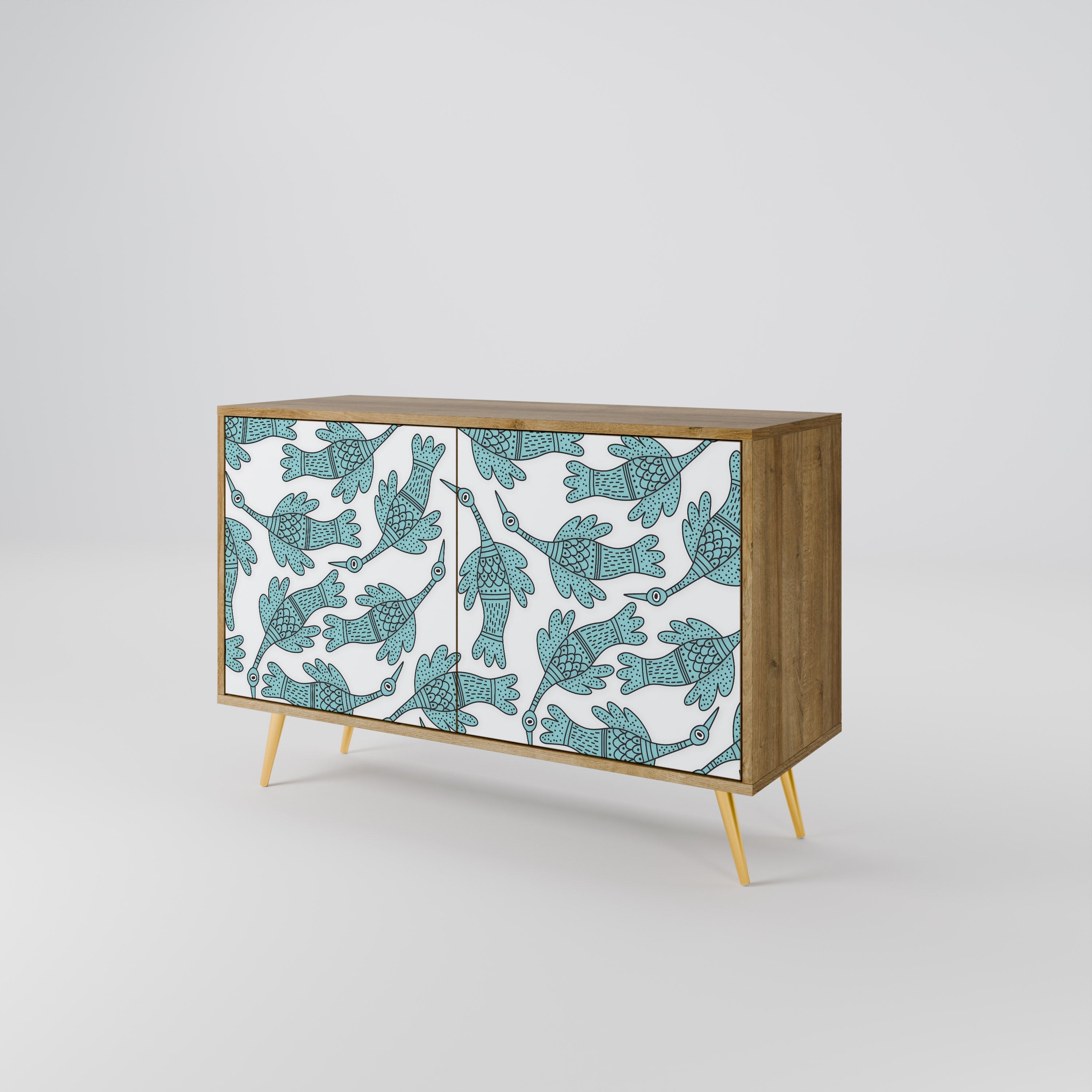 WATERSPOUT SONGIBIRD Sideboard mit 2 Türen in Eichenoptik