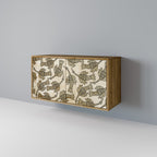 ALMONDINE SONGBIRD Sideboard mit 2 Türen in Eiche-Optik