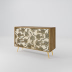ALMONDINE SONGBIRD Sideboard mit 2 Türen in Eiche-Optik