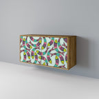 INDIAN FISH 2-Door Sideboard in Oak Effect