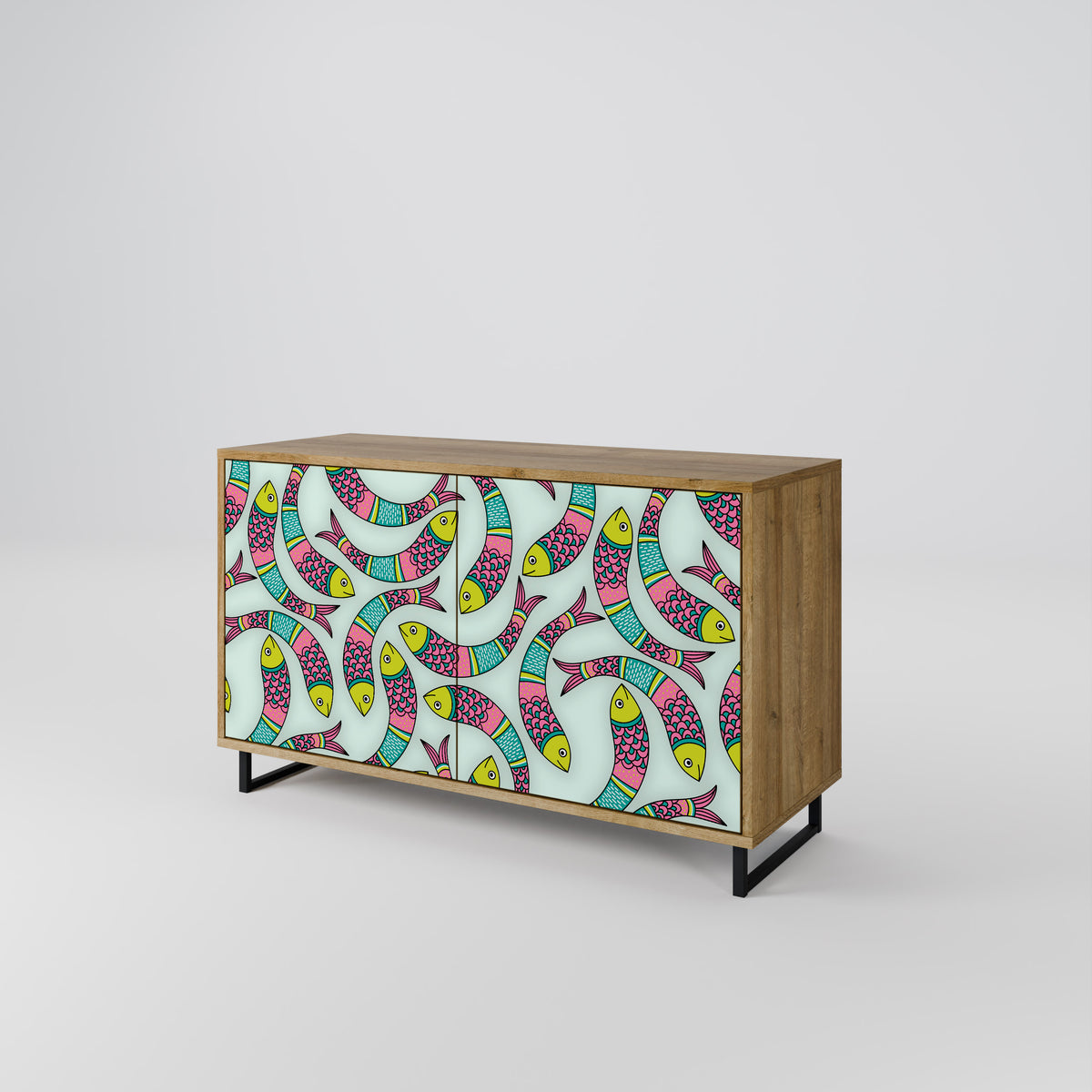 INDIAN FISH 2-türiges Sideboard