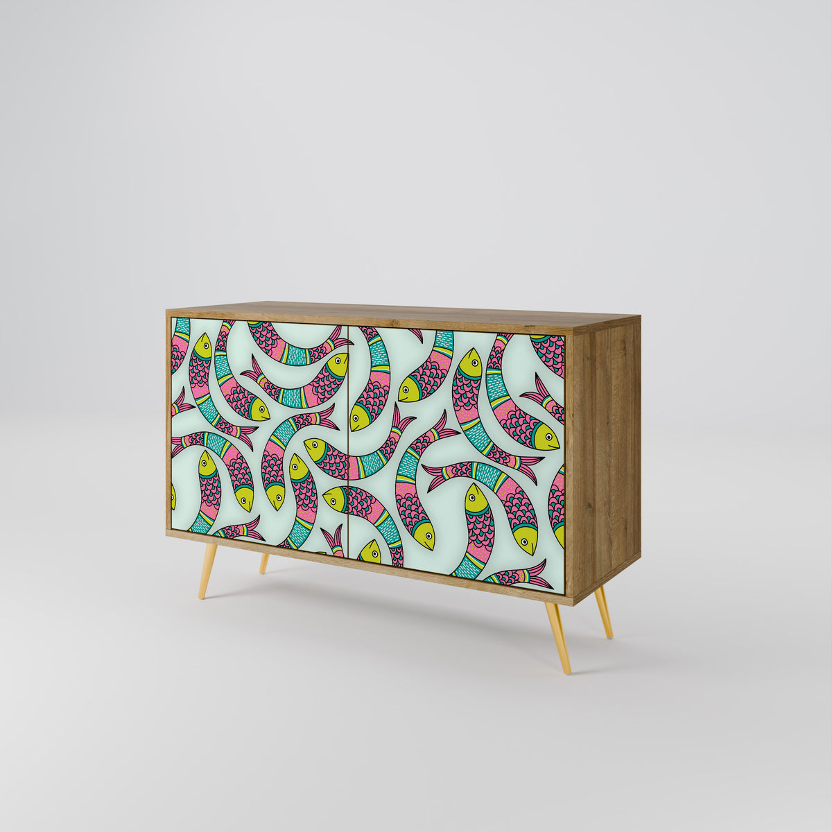 INDIAN FISH 2-türiges Sideboard