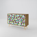 INDIAN FISH 2-Door Sideboard in Oak Effect