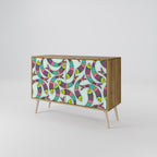 INDIAN FISH 2-Door Sideboard in Oak Effect