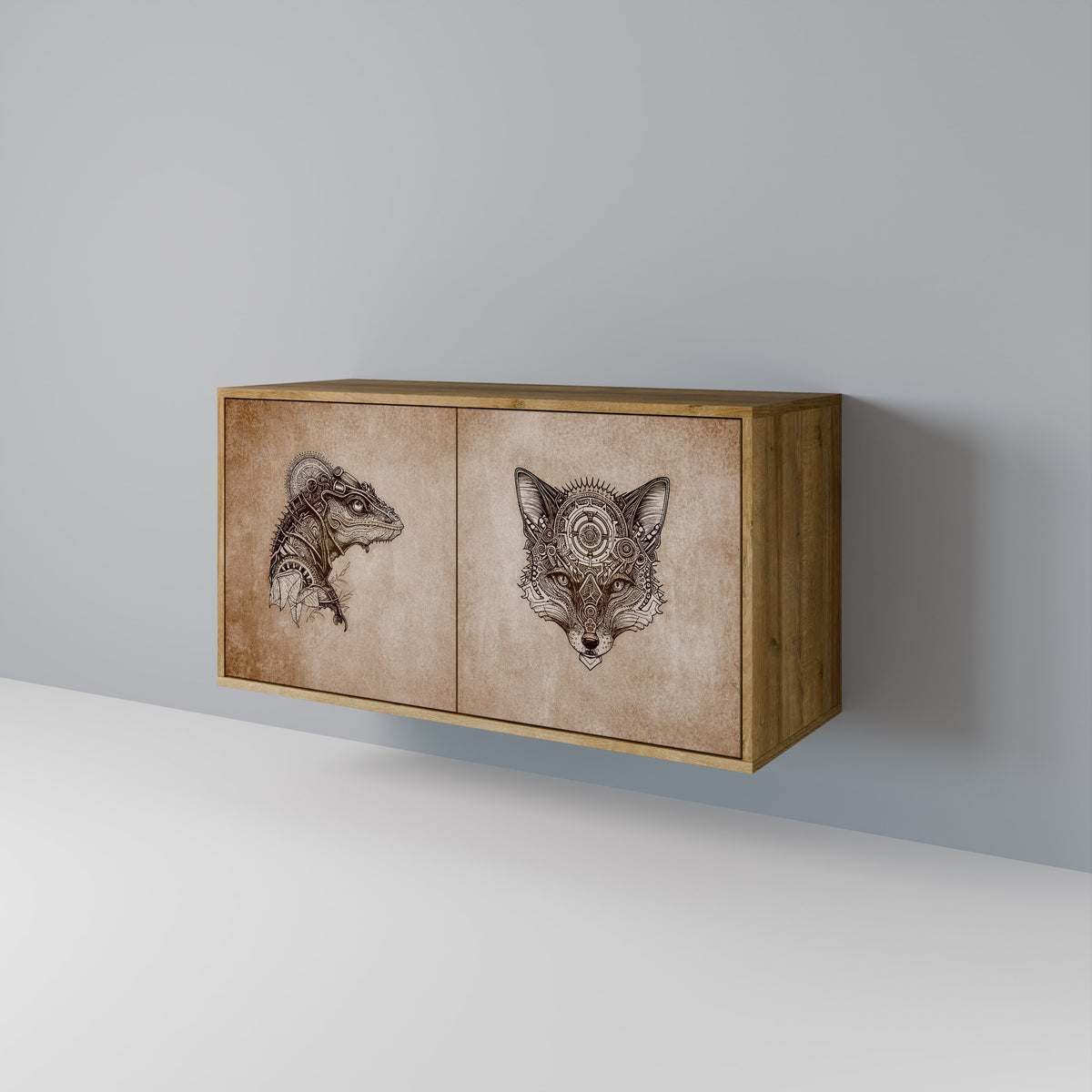 STEAMPUNK CLAN 2-türiges Sideboard
