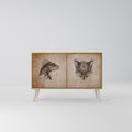 STEAMPUNK CLAN 2-Door Sideboard in Oak Effect