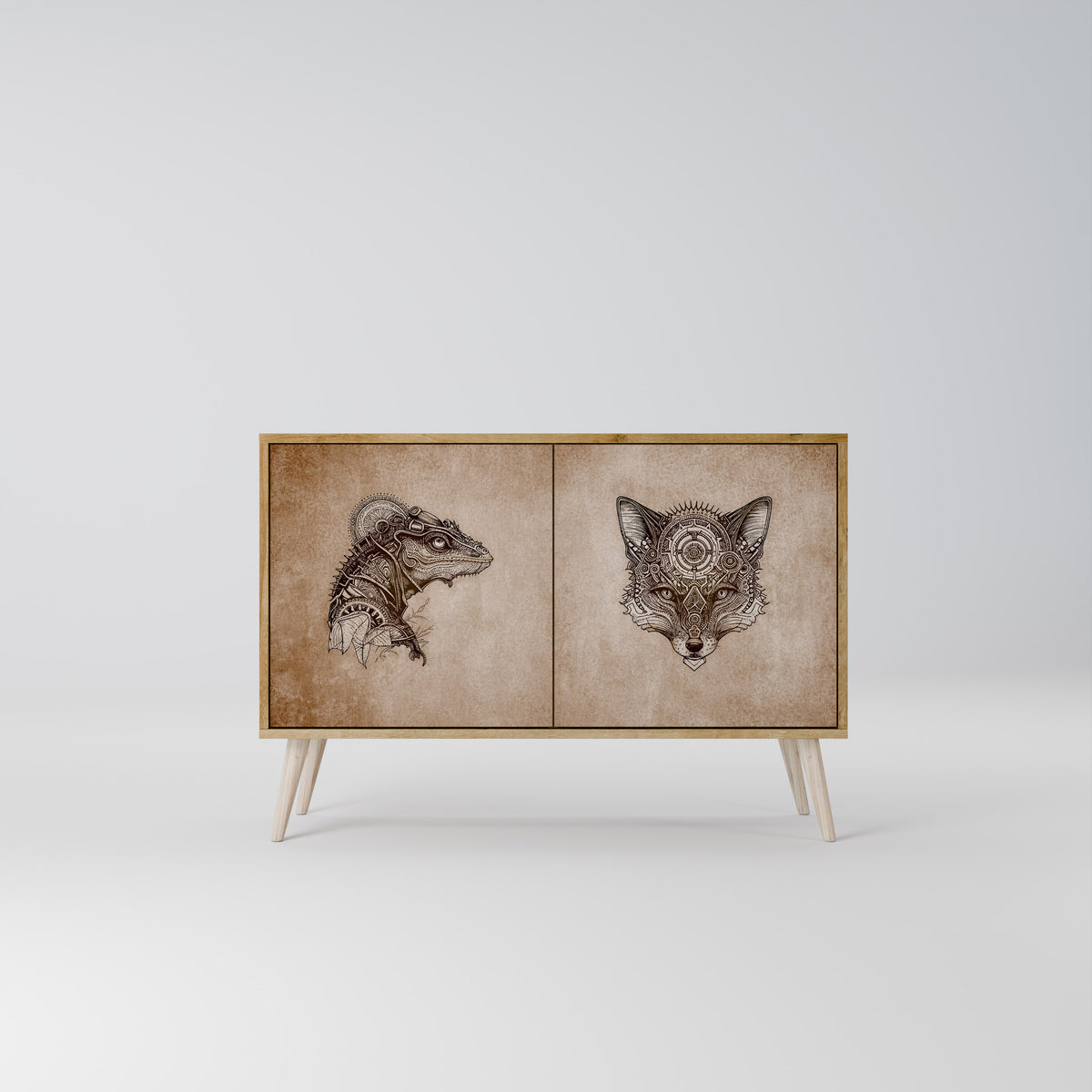 STEAMPUNK CLAN 2-türiges Sideboard
