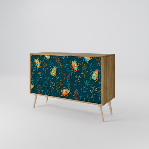 AUTUMN INSECTS Sideboard mit 2 Türen in Eiche-Optik