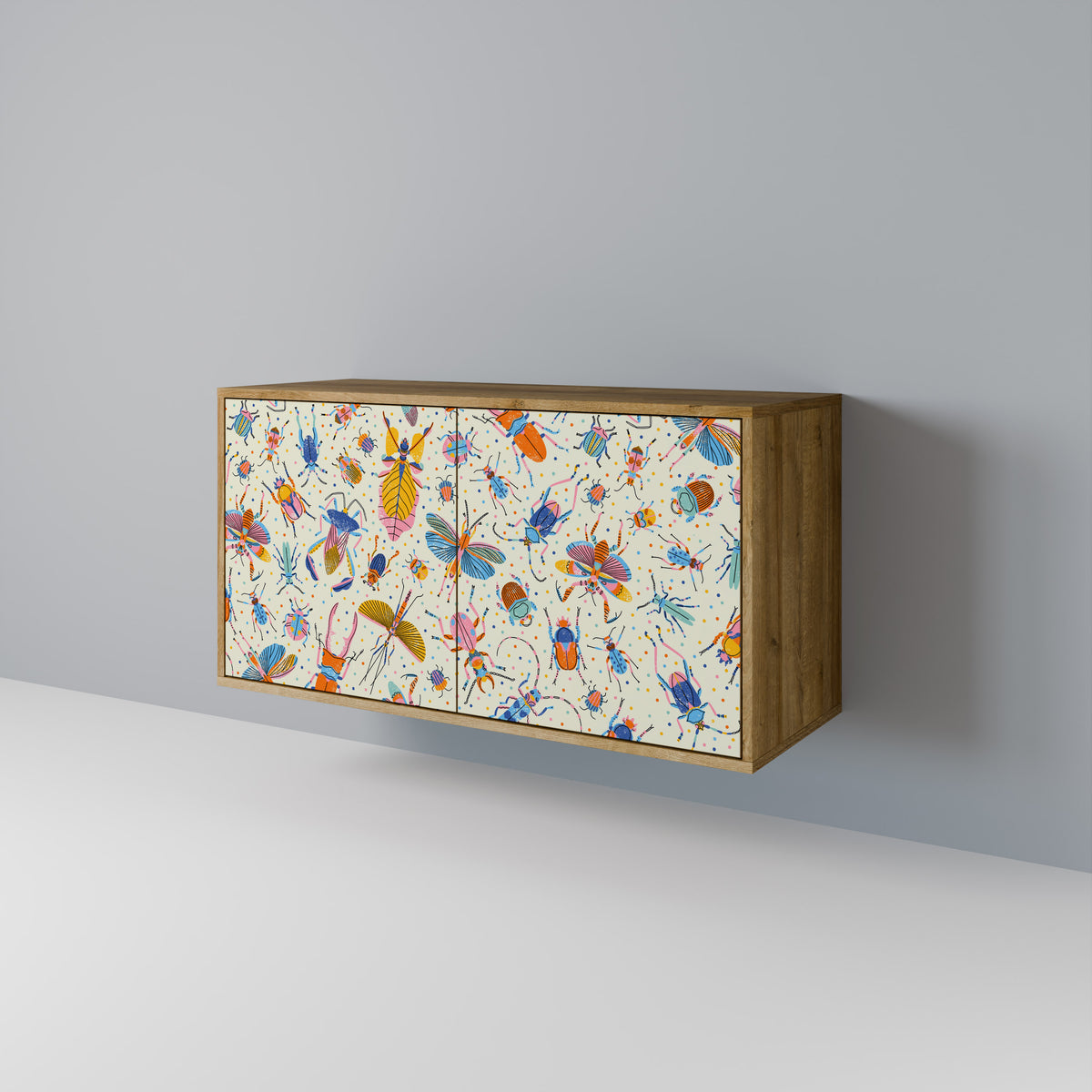 COLORFUL INSECTS 2-türiges Sideboard