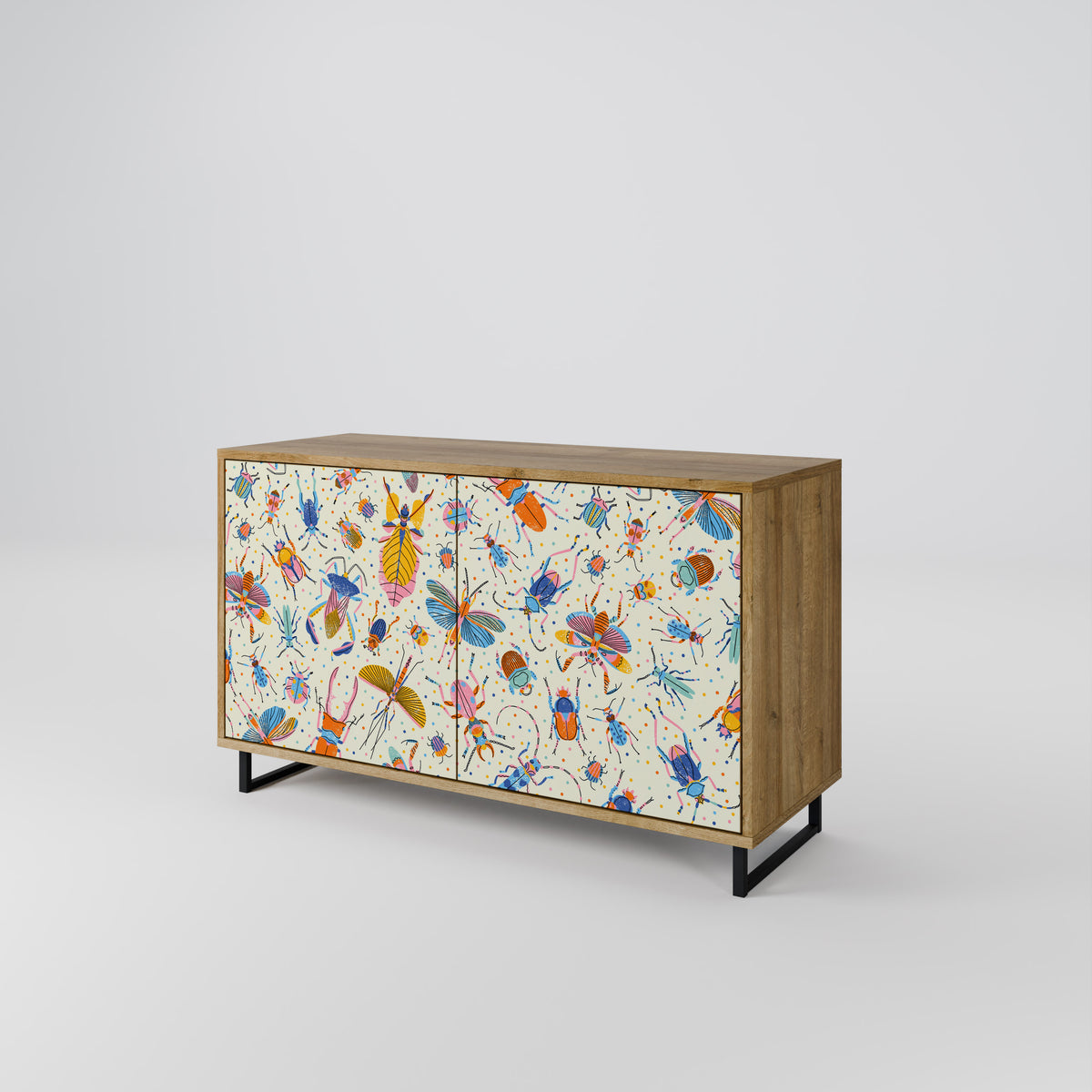 COLORFUL INSECTS 2-türiges Sideboard